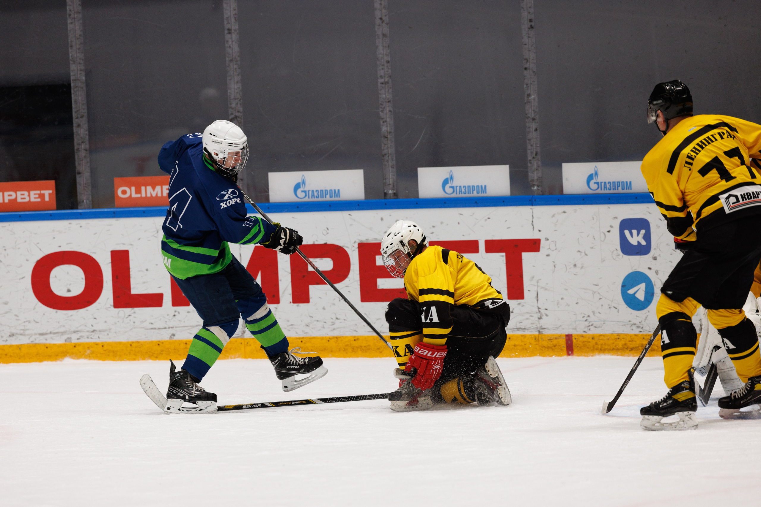 НХЛ (40+) Ижорец — Хорс 3-3. Фотограф Александр Заломаев