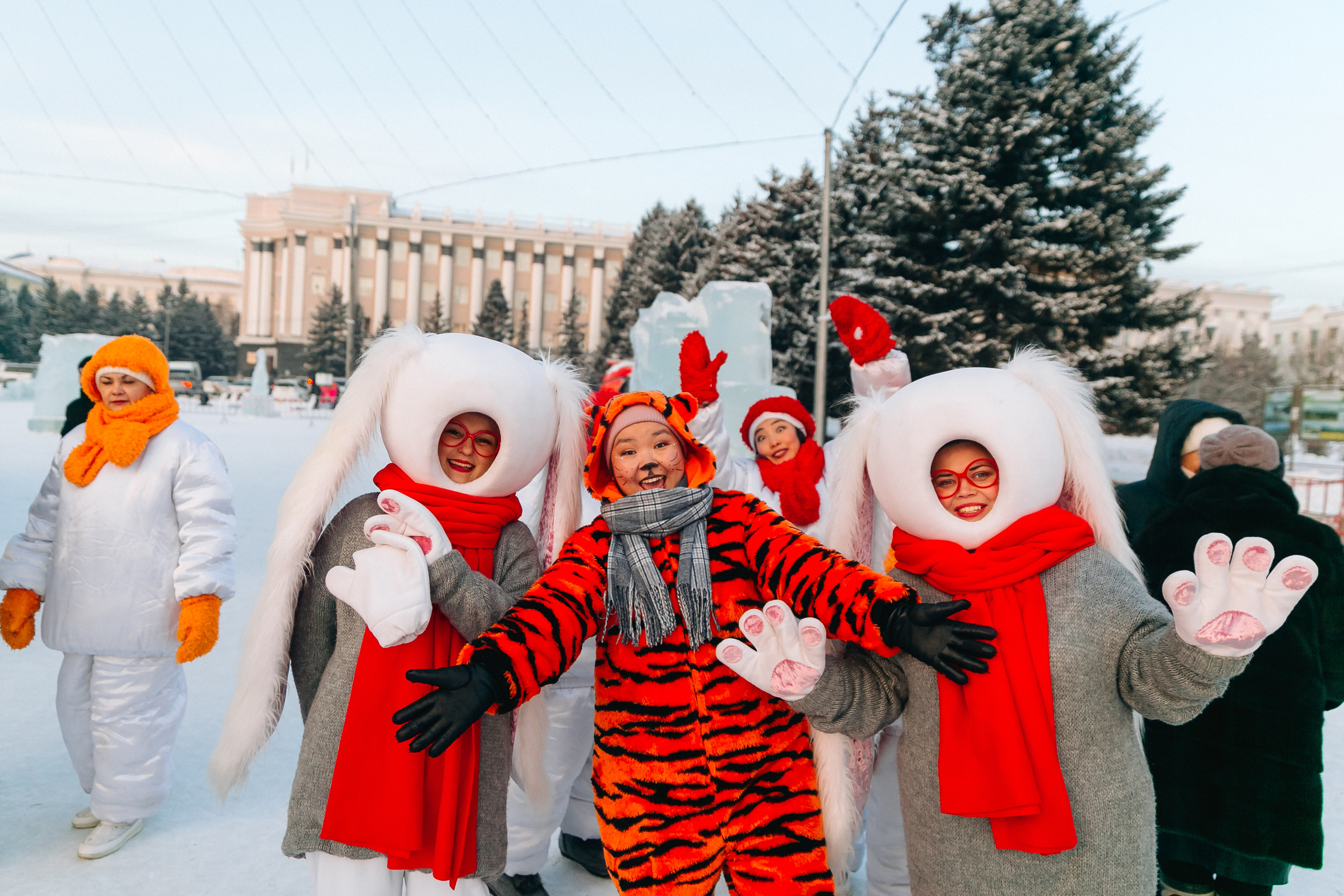 Открытие городской ёлки г. Улан-Удэ. Свадебный и семейный фотограф в Улан-Удэ