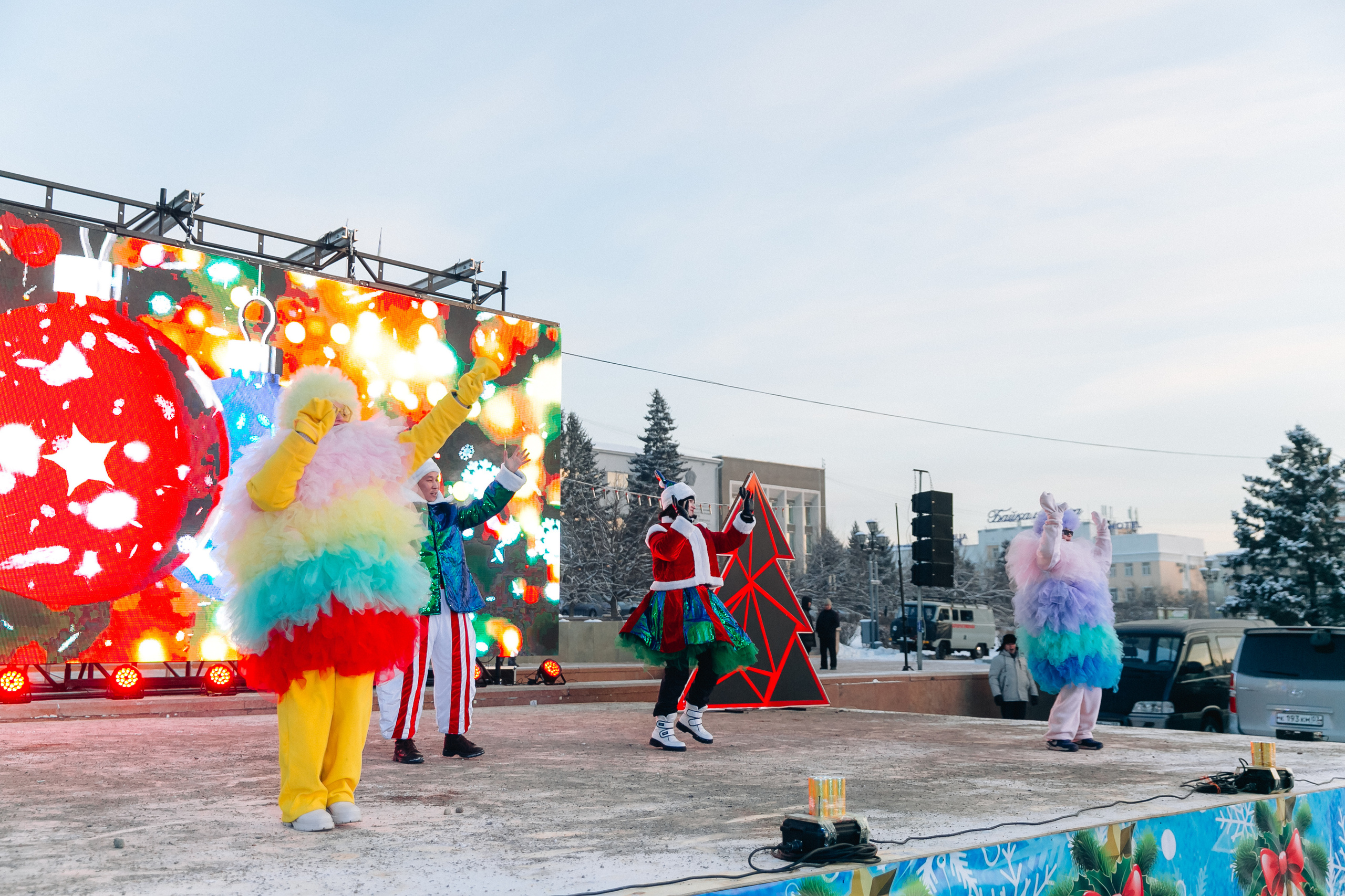 Открытие городской ёлки г. Улан-Удэ. Свадебный и семейный фотограф в Улан-Удэ