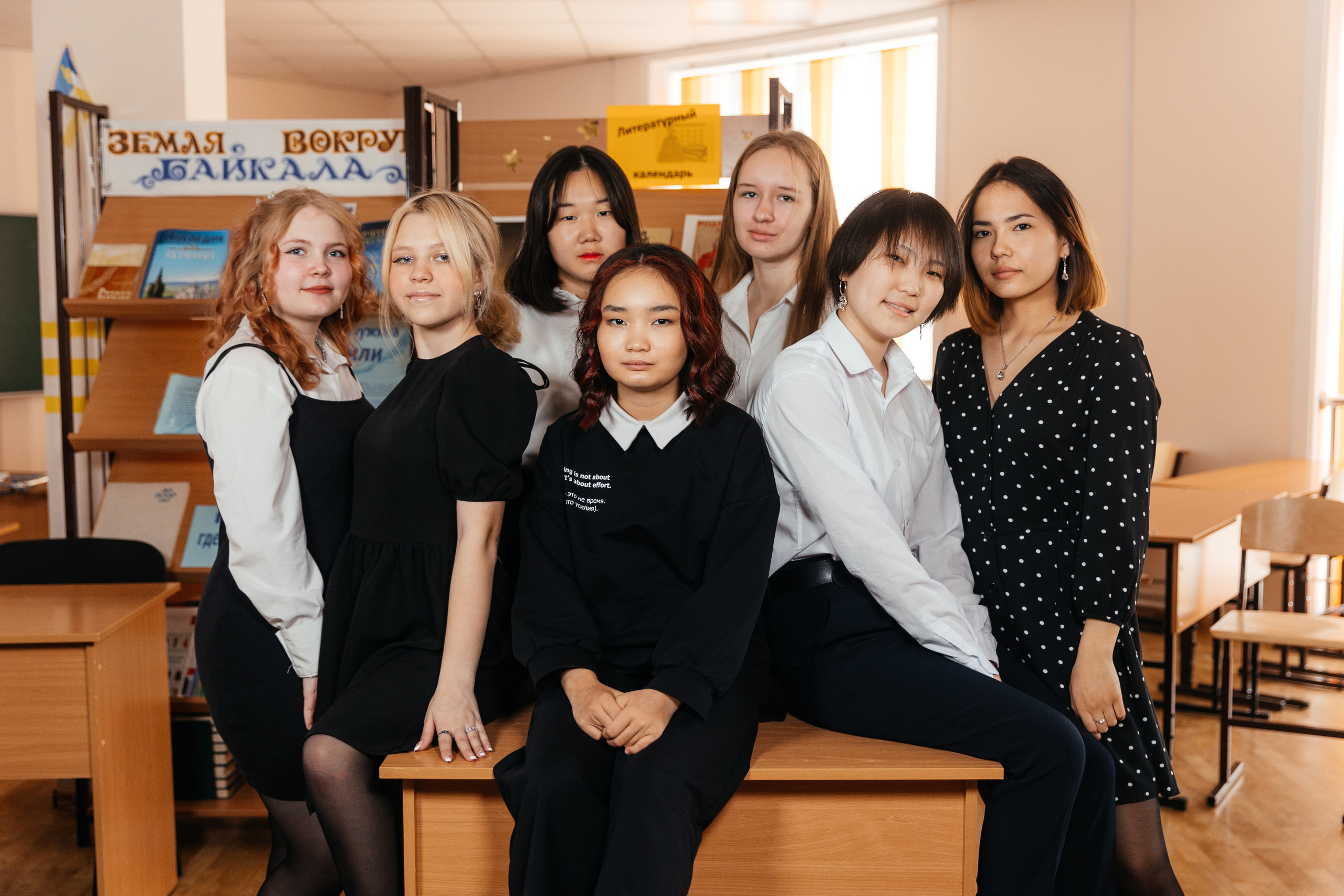 Фотосессия в школе. СОШ 63. Свадебный и семейный фотограф в Улан-Удэ