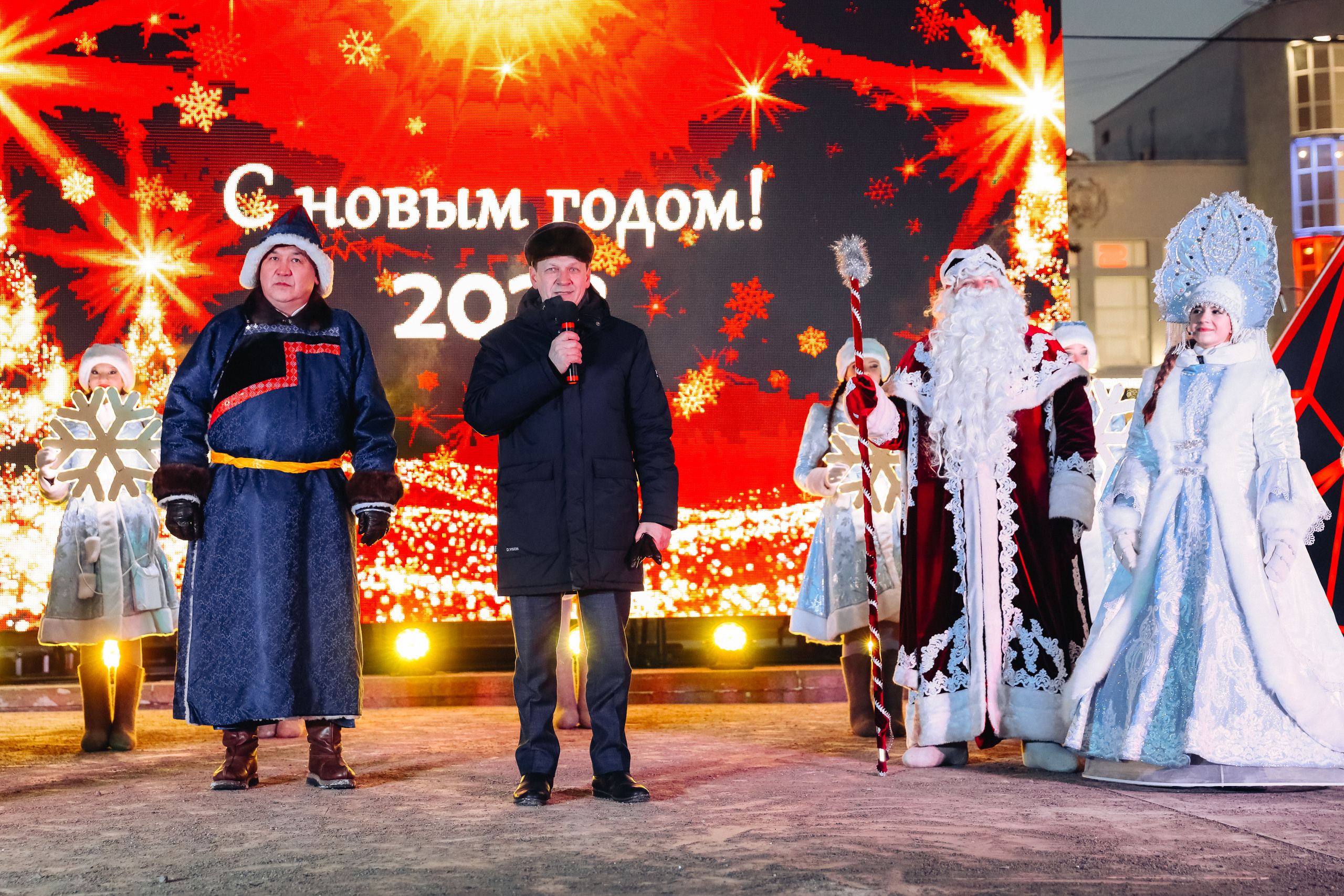 Открытие городской ёлки г. Улан-Удэ. Свадебный и семейный фотограф в Улан-Удэ
