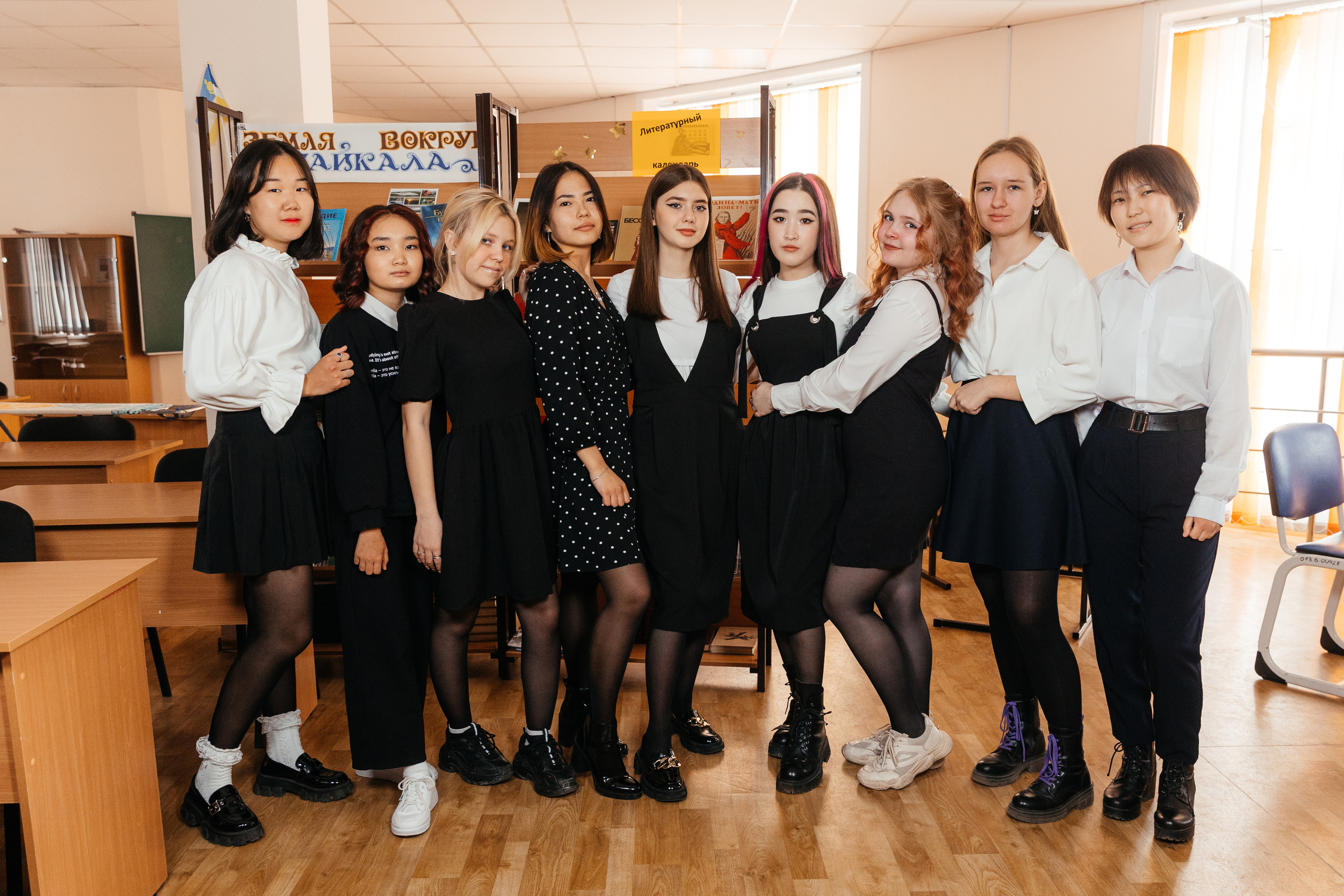 Фотосессия в школе. СОШ 63. Свадебный и семейный фотограф в Улан-Удэ