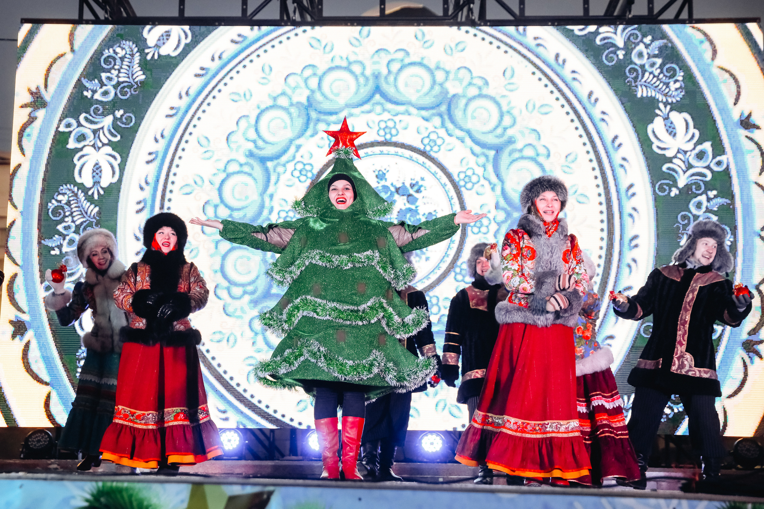 Открытие городской ёлки г. Улан-Удэ. Свадебный и семейный фотограф в Улан-Удэ
