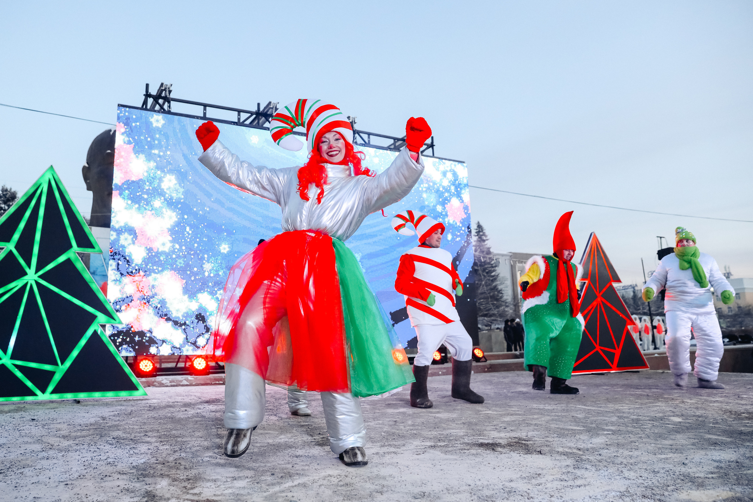 Открытие городской ёлки г. Улан-Удэ. Свадебный и семейный фотограф в Улан-Удэ