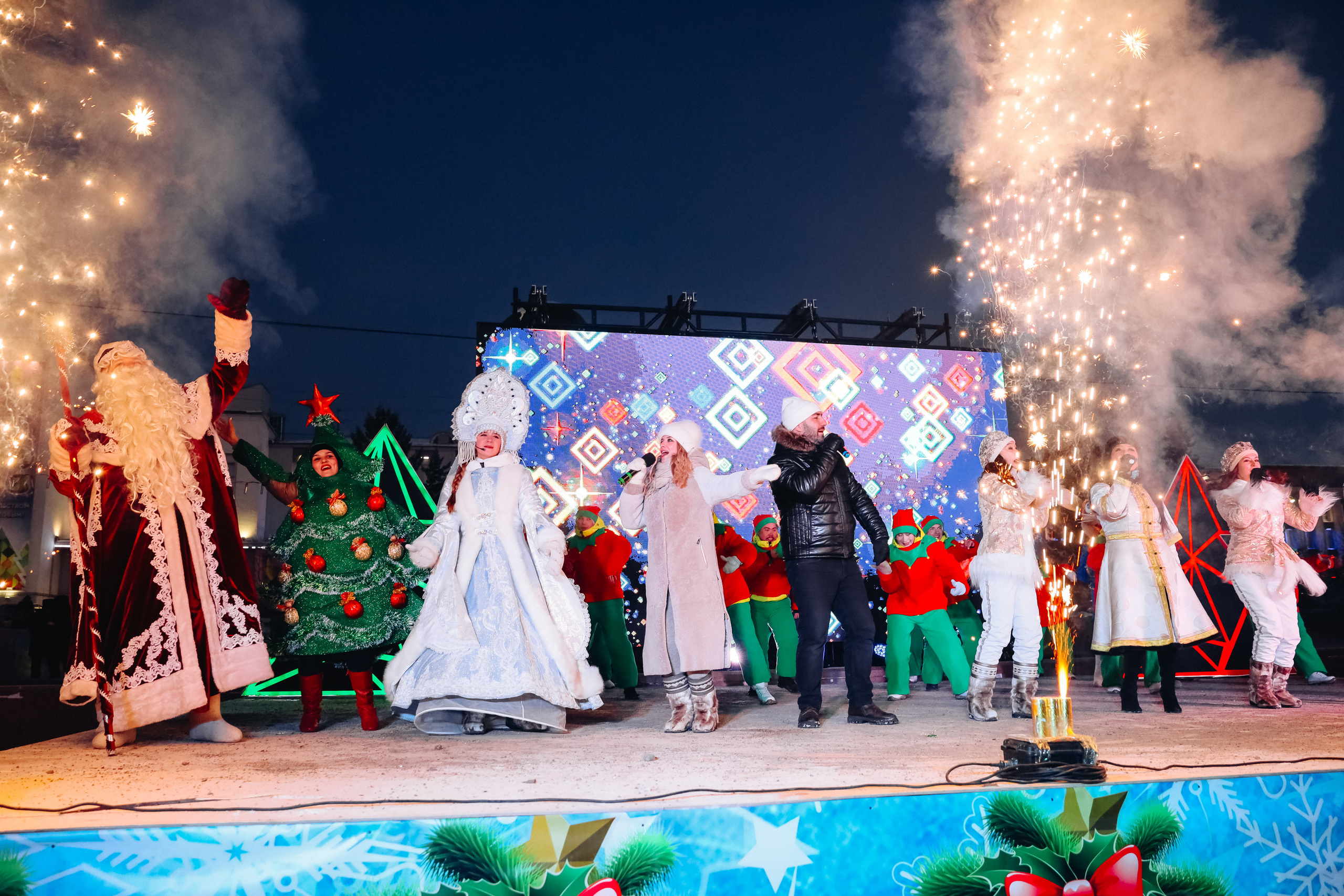 Открытие городской ёлки г. Улан-Удэ. Свадебный и семейный фотограф в Улан-Удэ