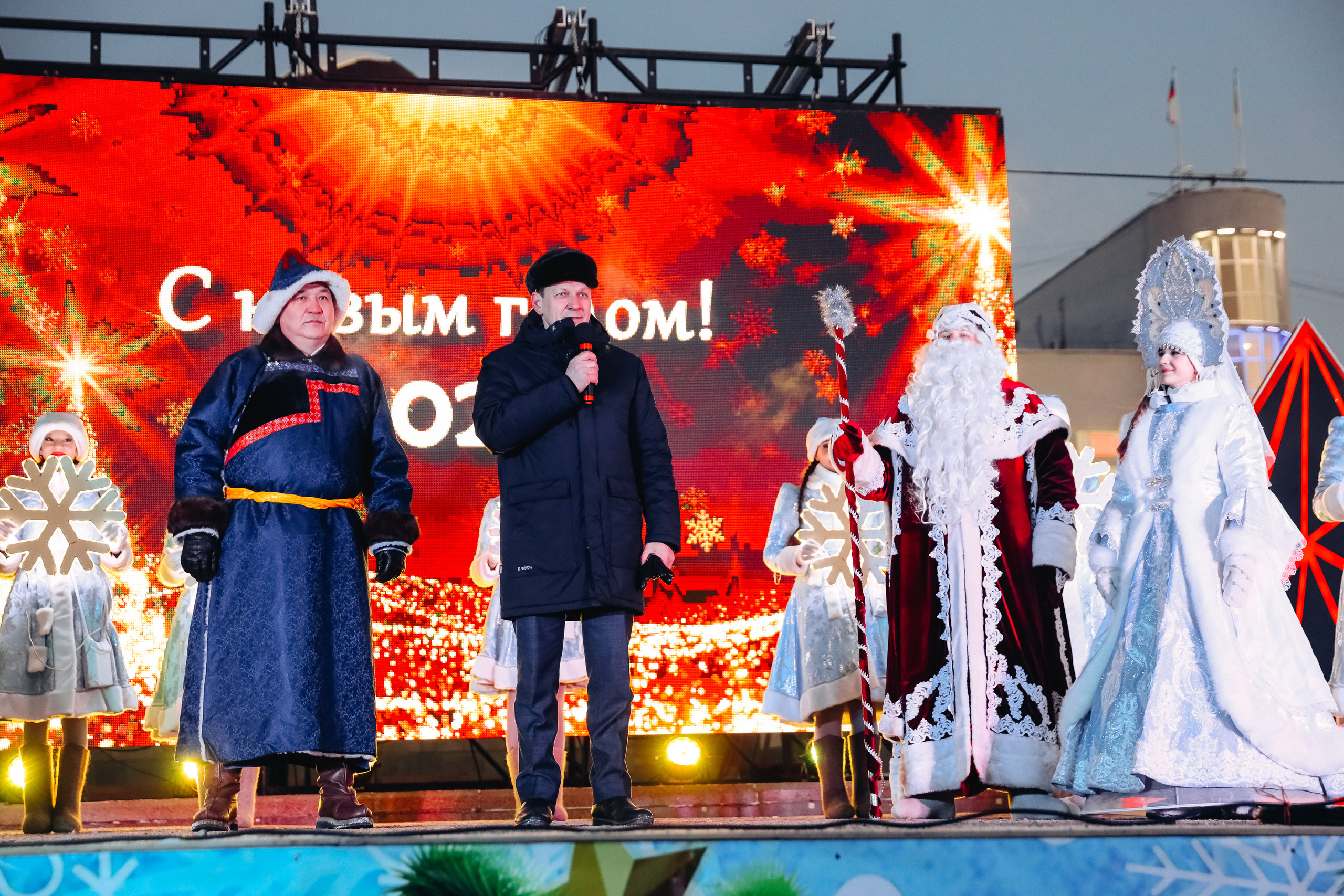 Открытие городской ёлки г. Улан-Удэ. Свадебный и семейный фотограф в Улан-Удэ