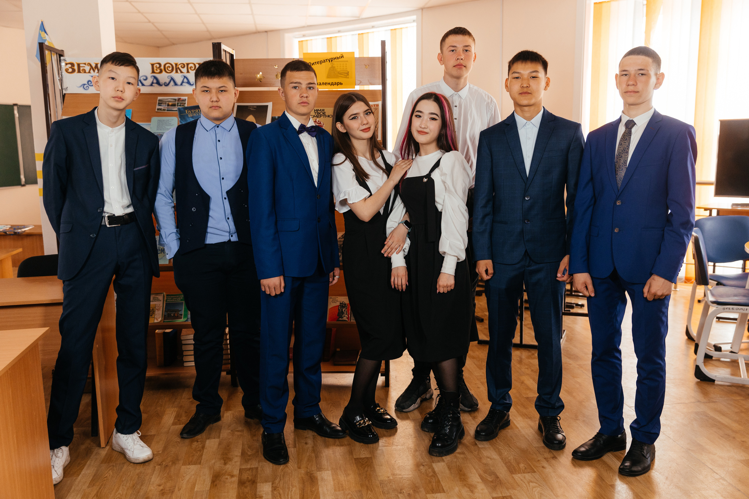 Фотосессия в школе. СОШ 63. Свадебный и семейный фотограф в Улан-Удэ