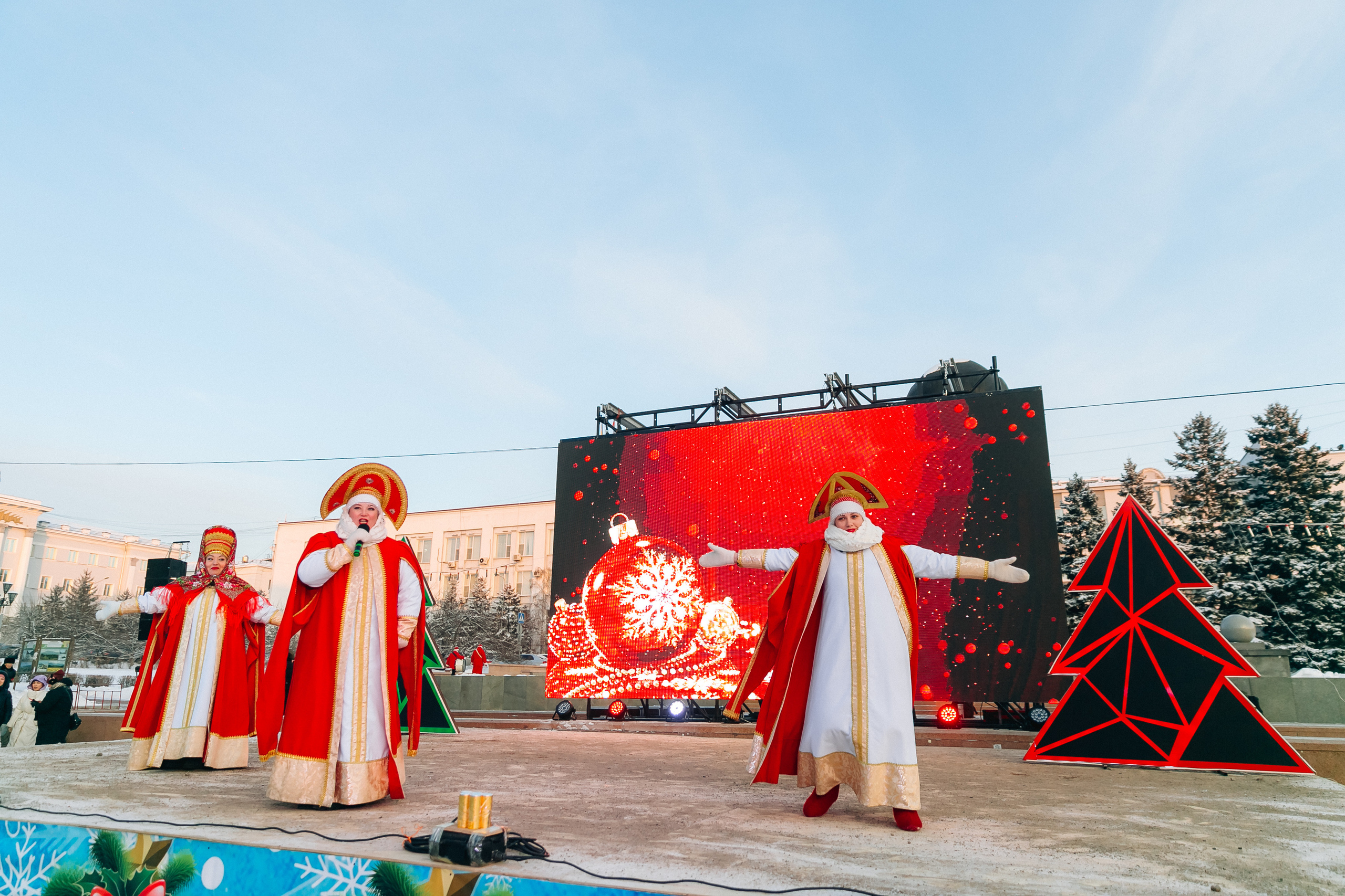 Открытие городской ёлки г. Улан-Удэ. Свадебный и семейный фотограф в Улан-Удэ
