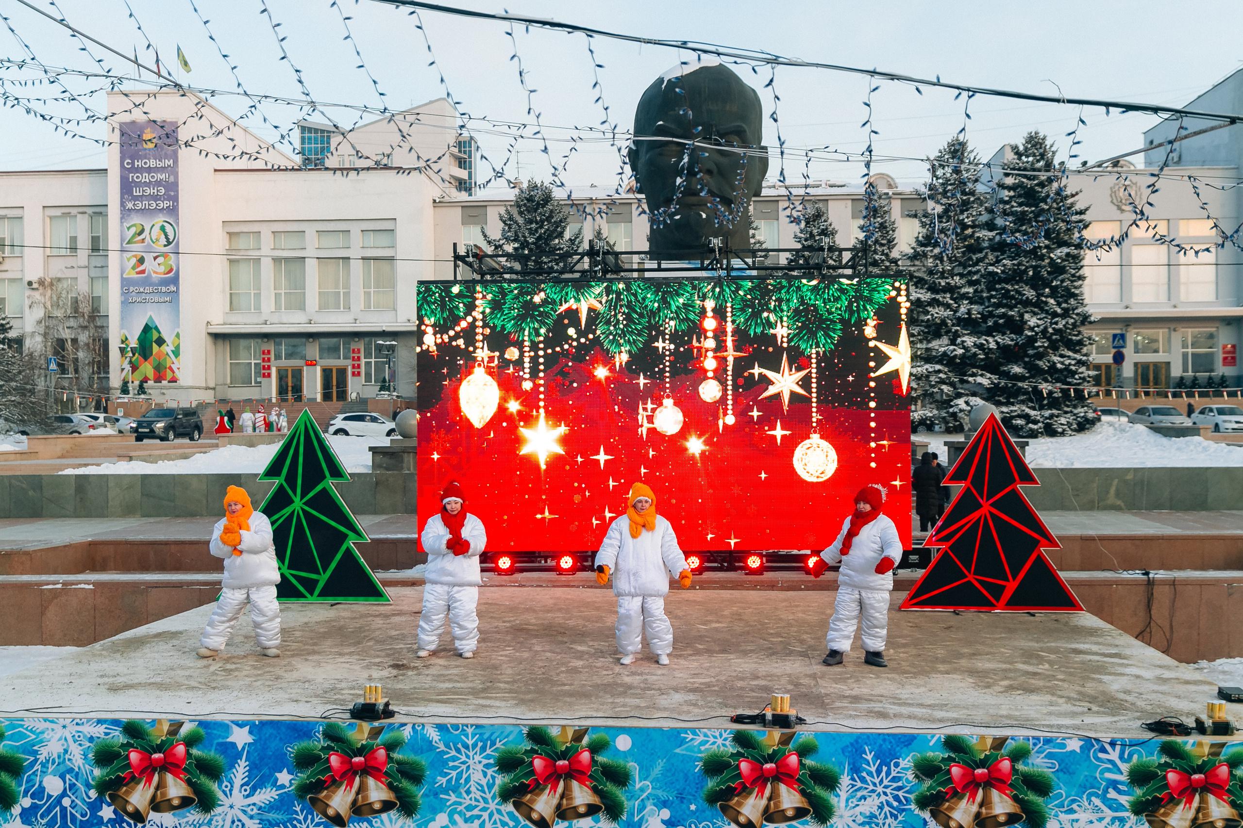 Открытие городской ёлки г. Улан-Удэ. Свадебный и семейный фотограф в Улан-Удэ