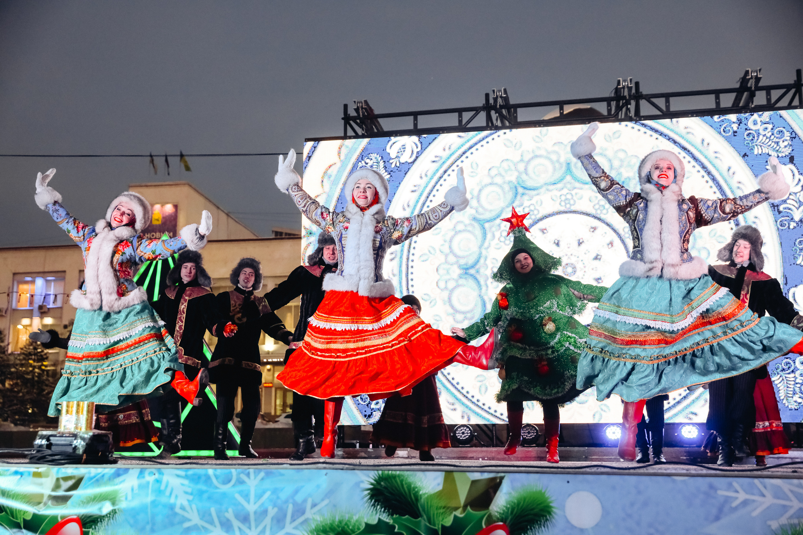 Открытие городской ёлки г. Улан-Удэ. Свадебный и семейный фотограф в Улан-Удэ