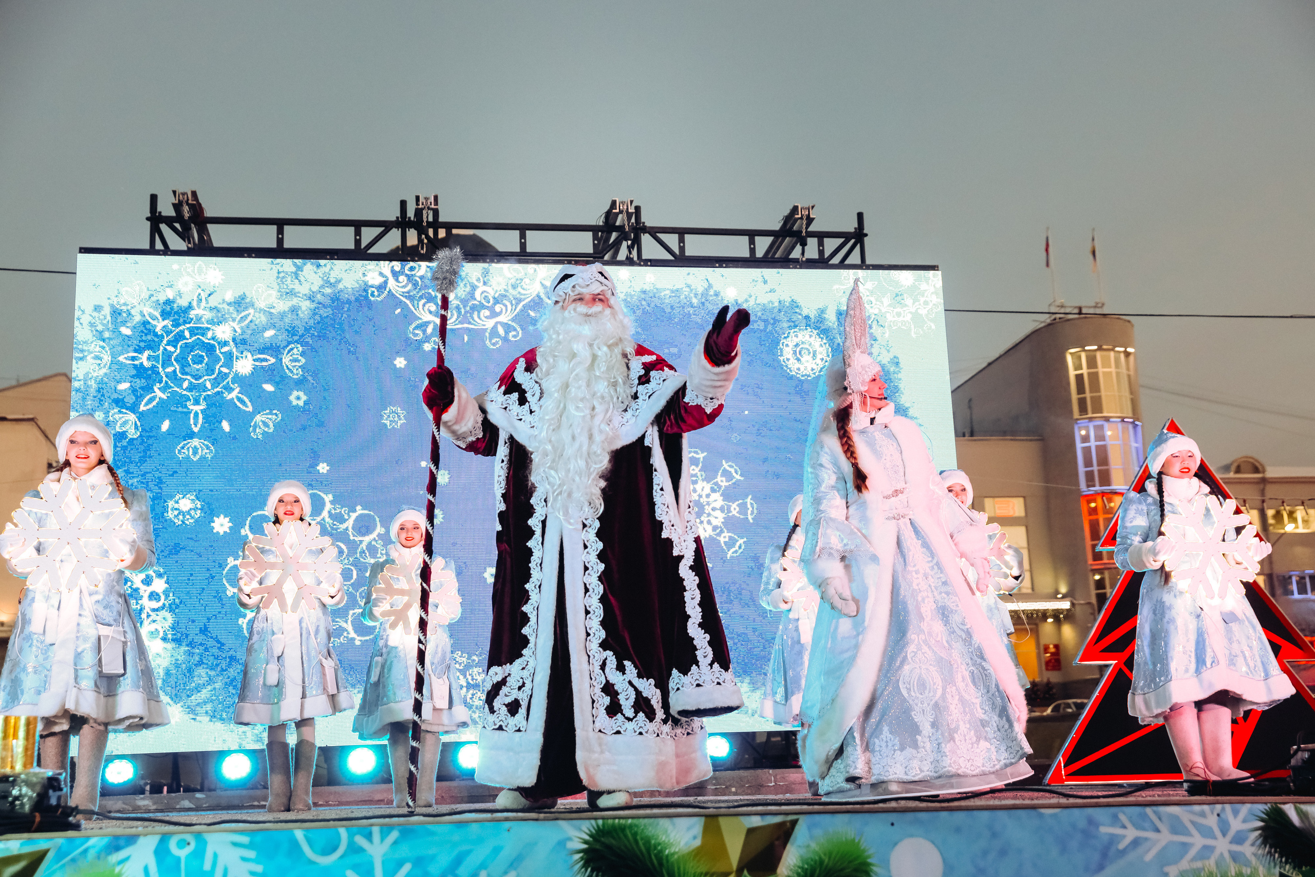 Открытие городской ёлки г. Улан-Удэ. Свадебный и семейный фотограф в Улан-Удэ
