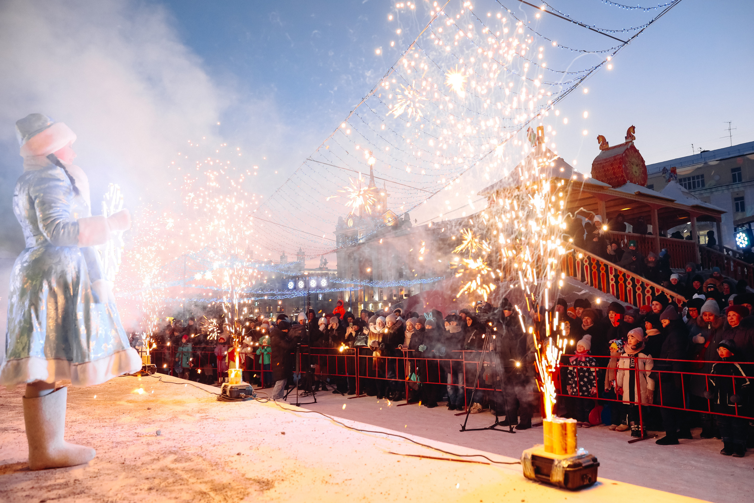 Открытие городской ёлки г. Улан-Удэ. Свадебный и семейный фотограф в Улан-Удэ
