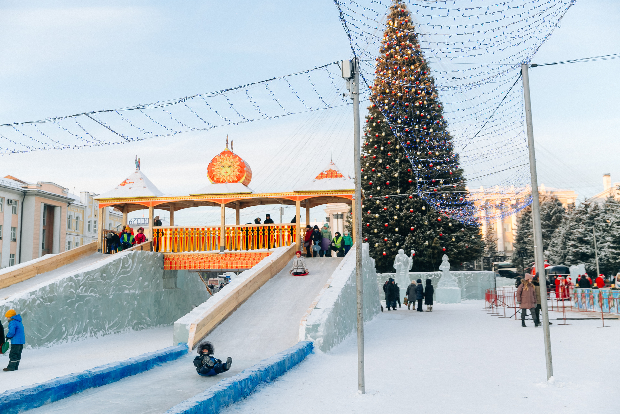 Открытие городской ёлки г. Улан-Удэ. Свадебный и семейный фотограф в Улан-Удэ