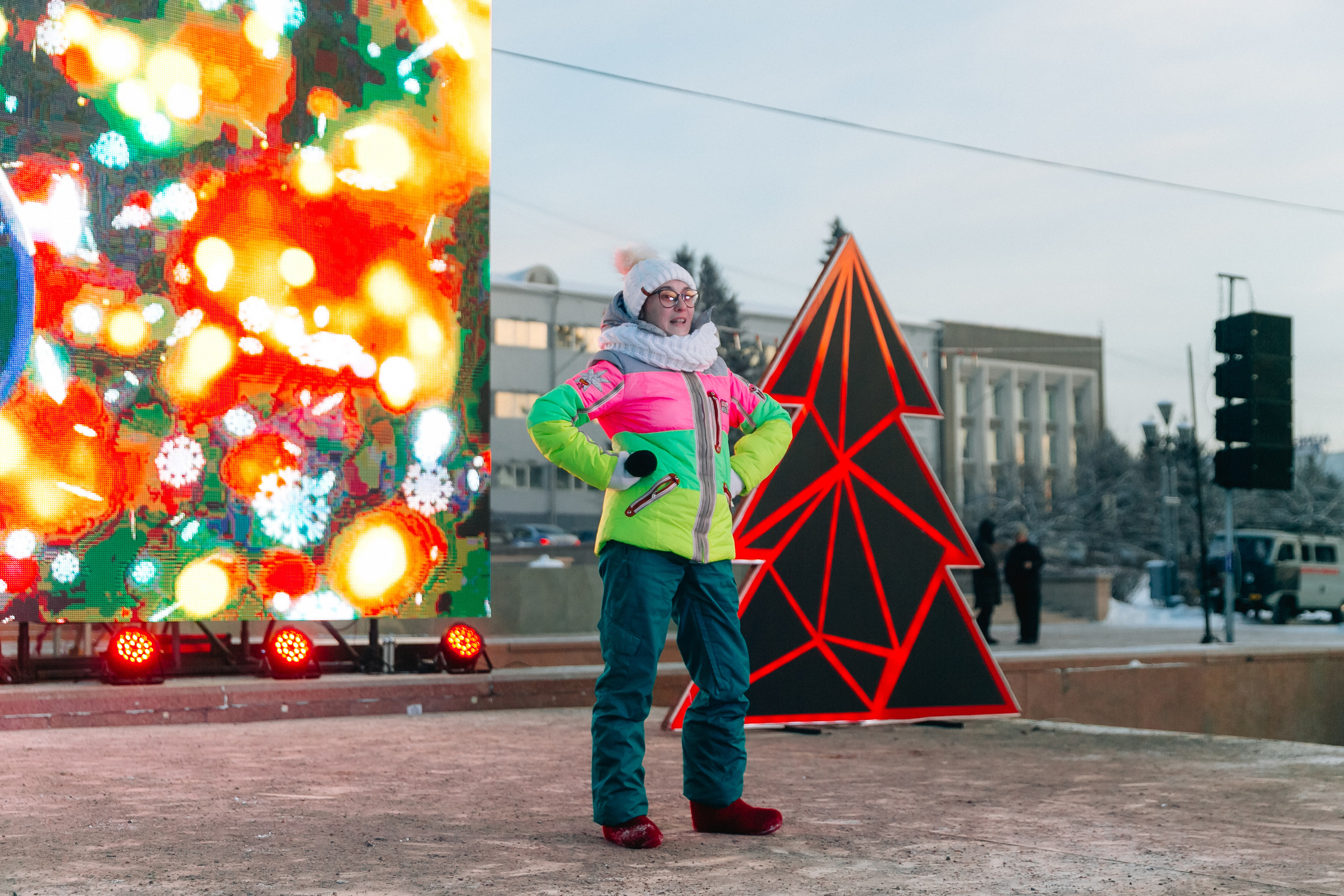 Открытие городской ёлки г. Улан-Удэ. Свадебный и семейный фотограф в Улан-Удэ