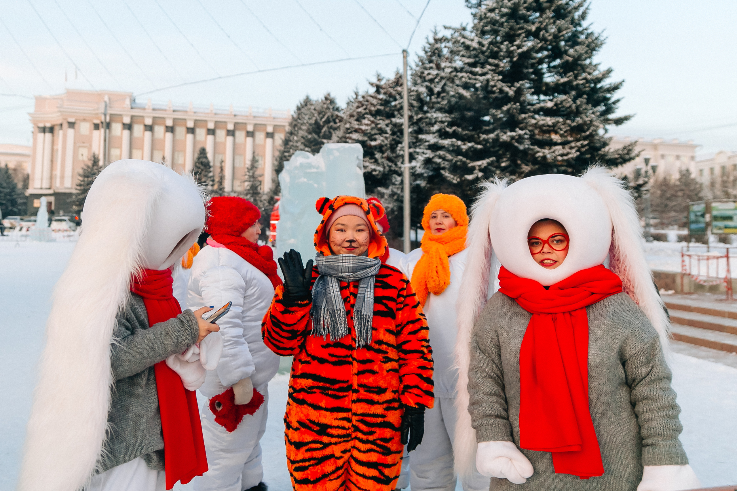 Открытие городской ёлки г. Улан-Удэ. Свадебный и семейный фотограф в Улан-Удэ