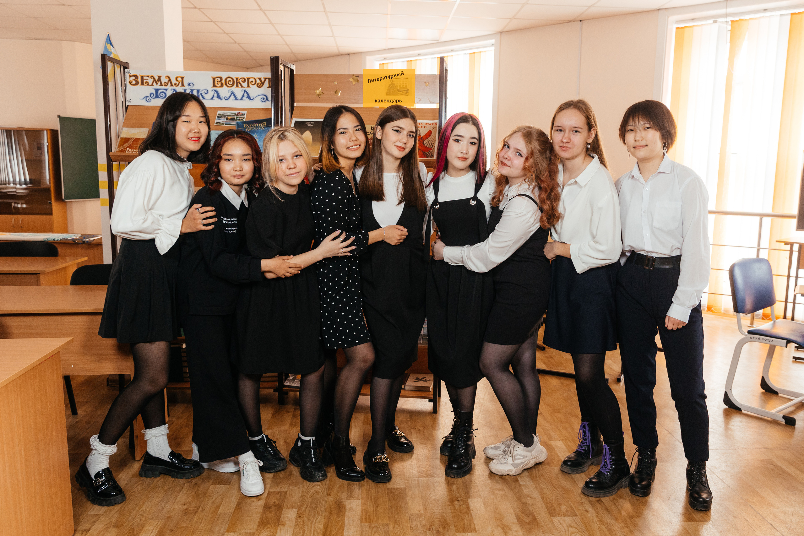 Фотосессия в школе. СОШ 63. Свадебный и семейный фотограф в Улан-Удэ