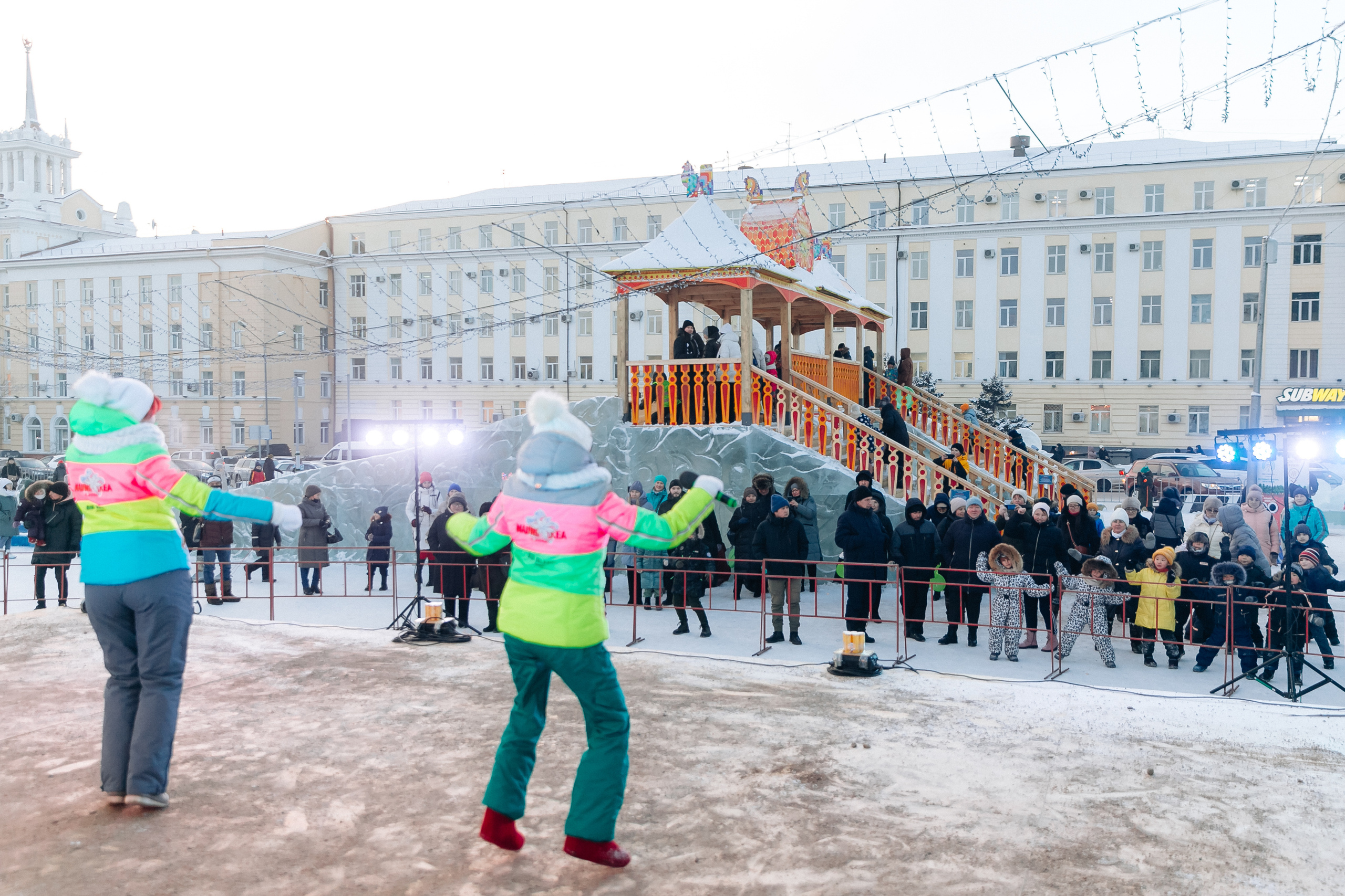 Открытие городской ёлки г. Улан-Удэ. Свадебный и семейный фотограф в Улан-Удэ
