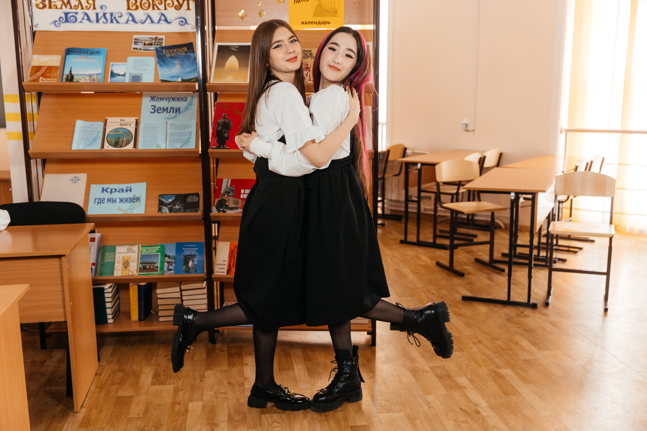 Фотосессия в школе. СОШ 63. Свадебный и семейный фотограф в Улан-Удэ