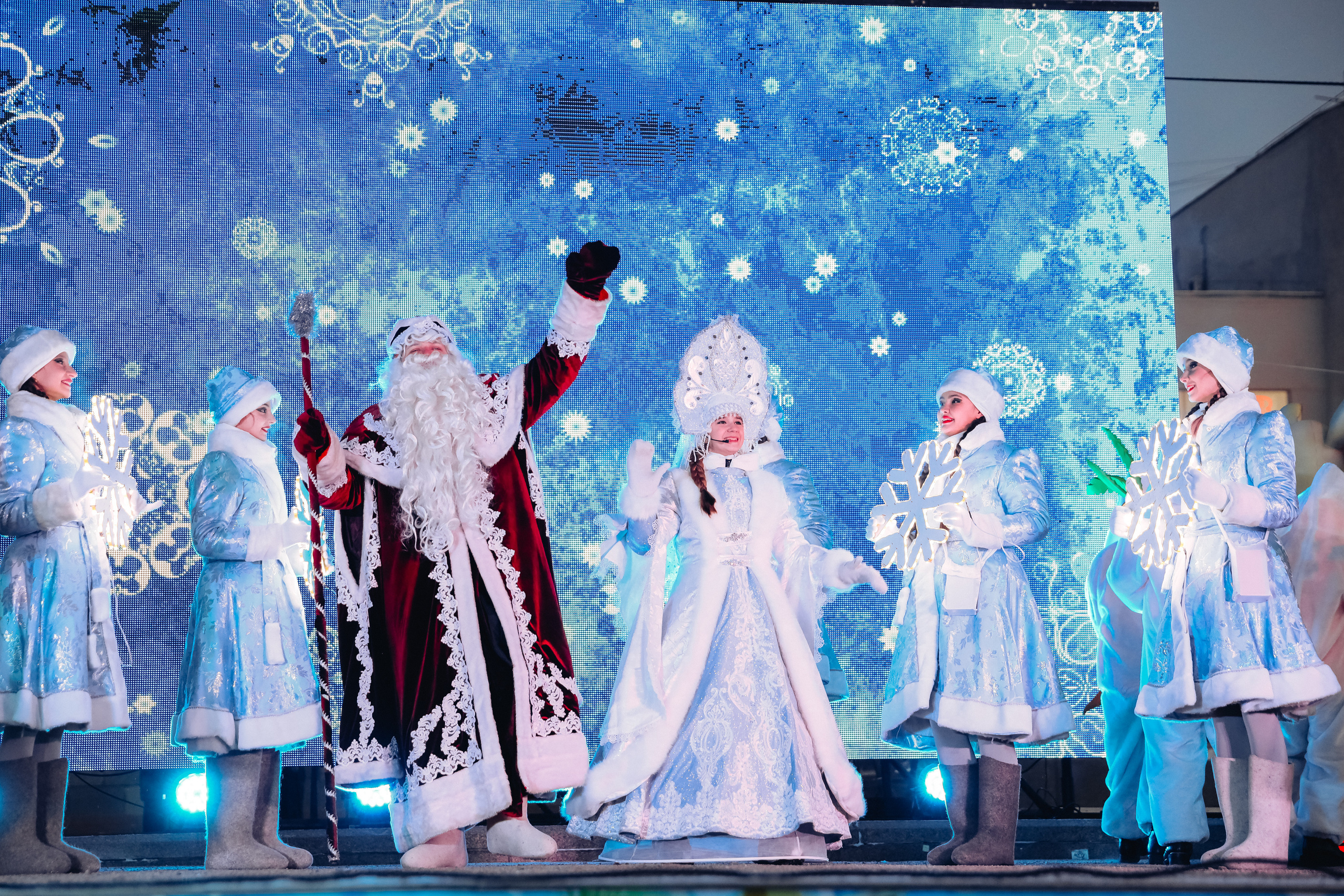 Открытие городской ёлки г. Улан-Удэ. Свадебный и семейный фотограф в Улан-Удэ