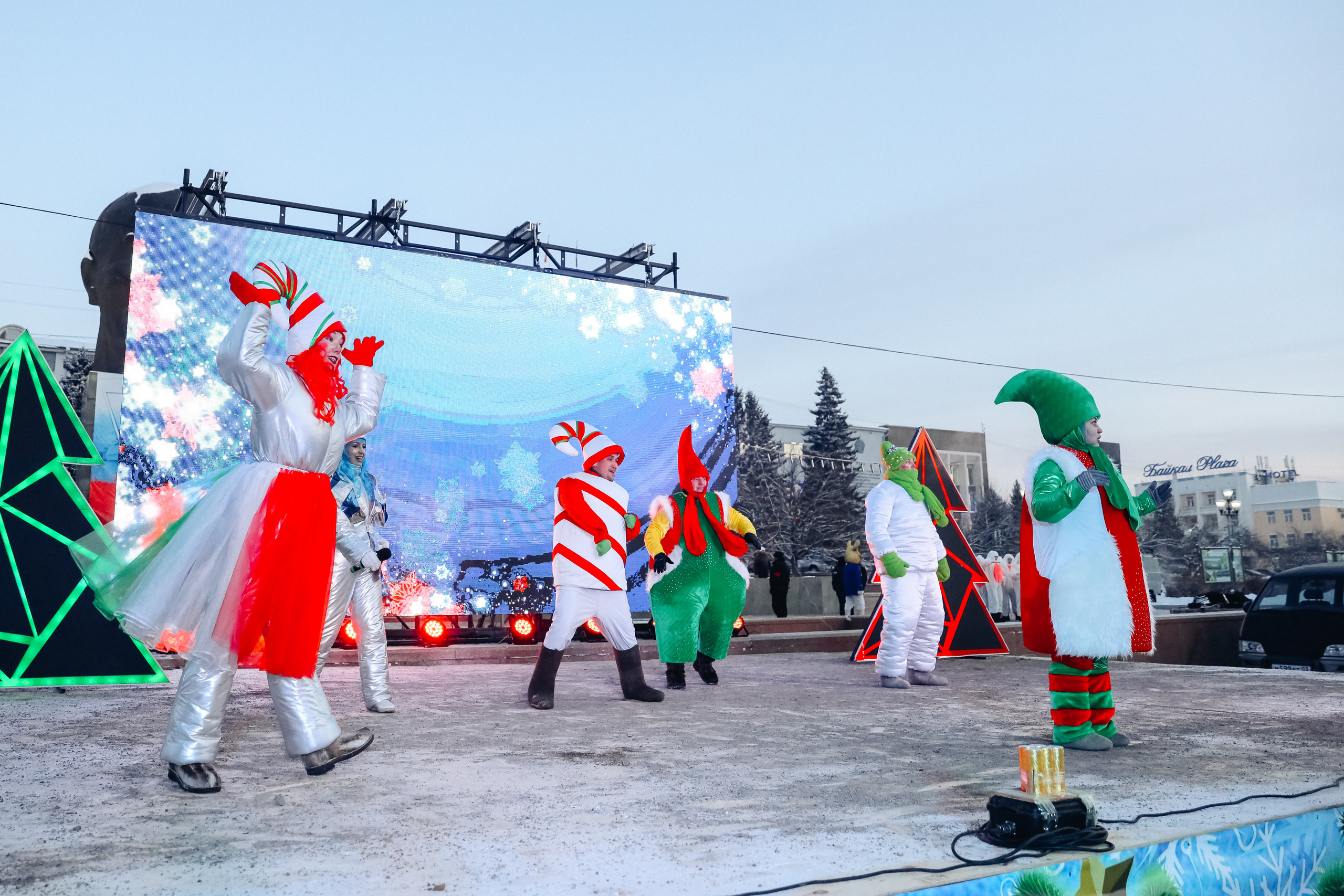 Открытие городской ёлки г. Улан-Удэ. Свадебный и семейный фотограф в Улан-Удэ