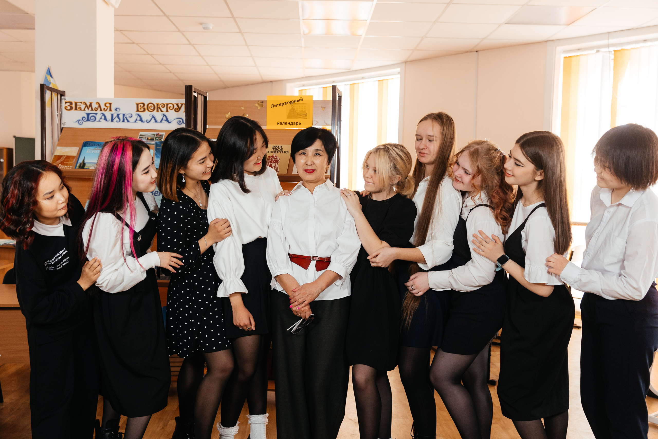 Фотосессия в школе. СОШ 63. Свадебный и семейный фотограф в Улан-Удэ