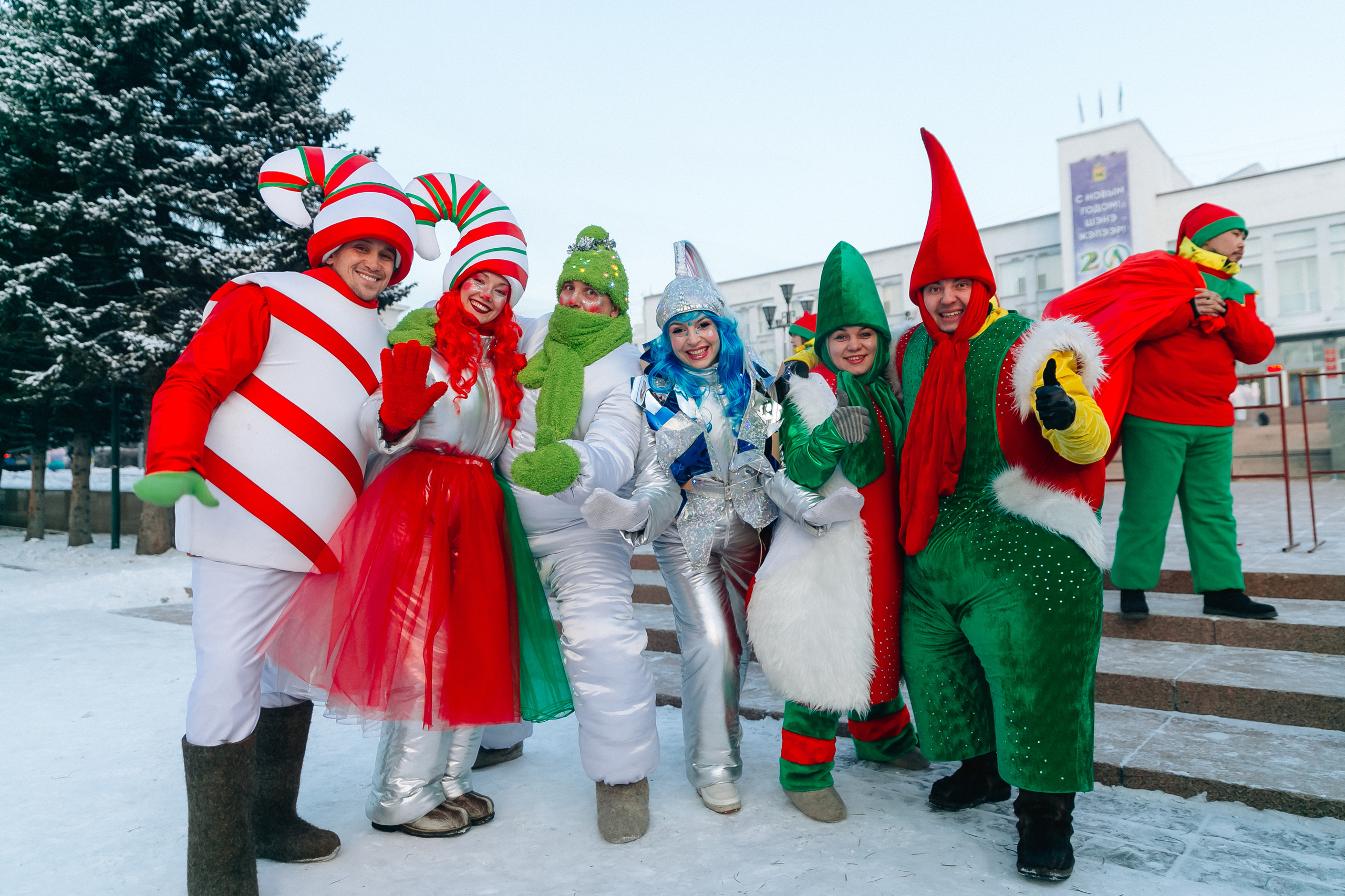 Открытие городской ёлки г. Улан-Удэ. Свадебный и семейный фотограф в Улан-Удэ