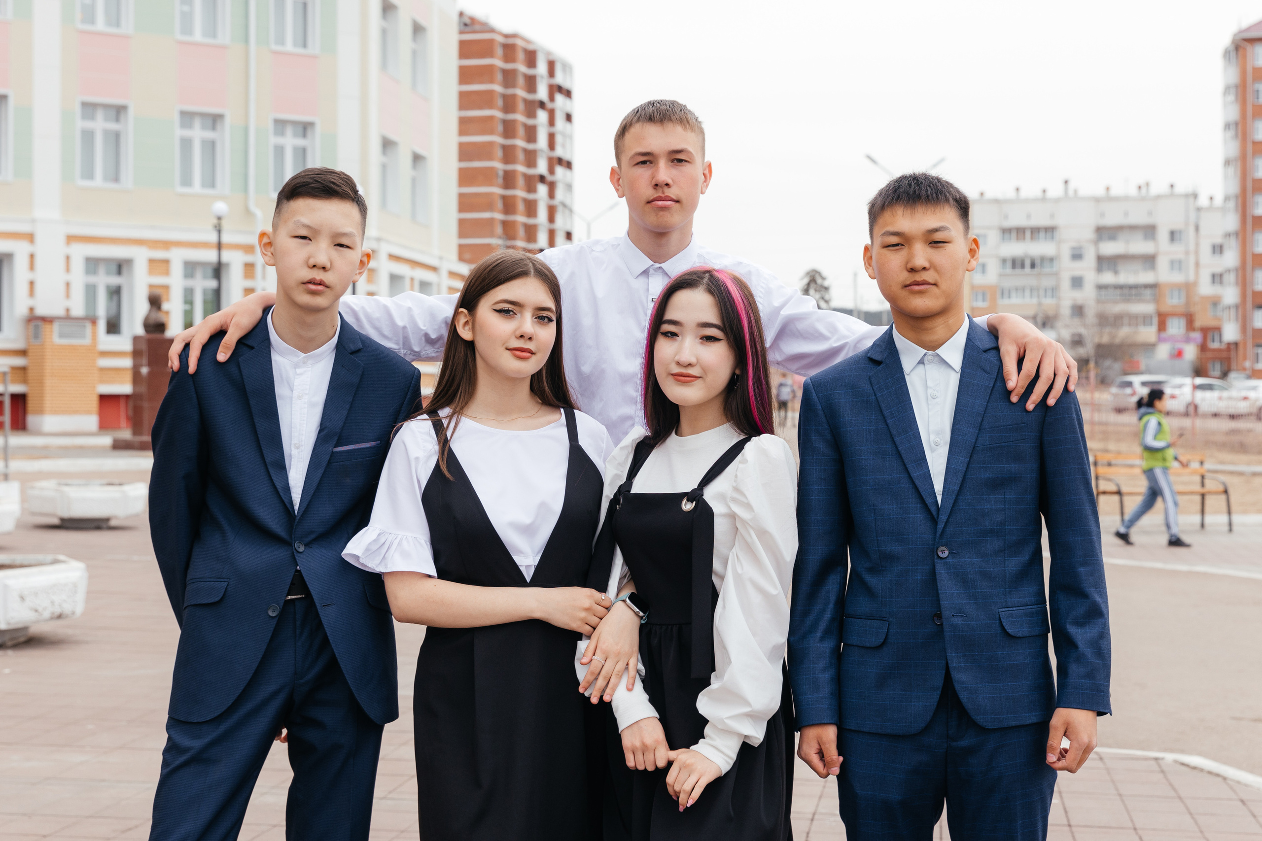 Фотосессия в школе. СОШ 63. Свадебный и семейный фотограф в Улан-Удэ