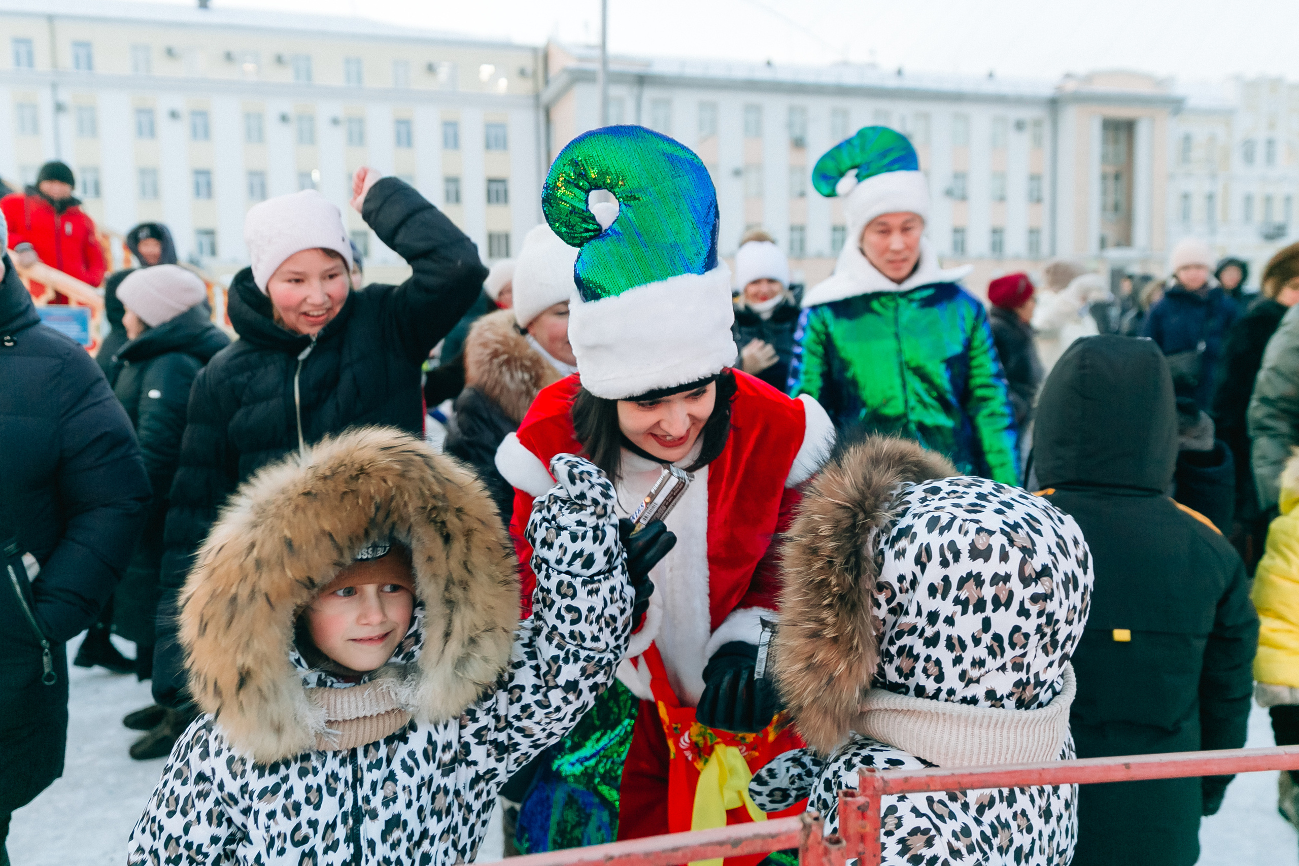 Открытие городской ёлки г. Улан-Удэ. Свадебный и семейный фотограф в Улан-Удэ