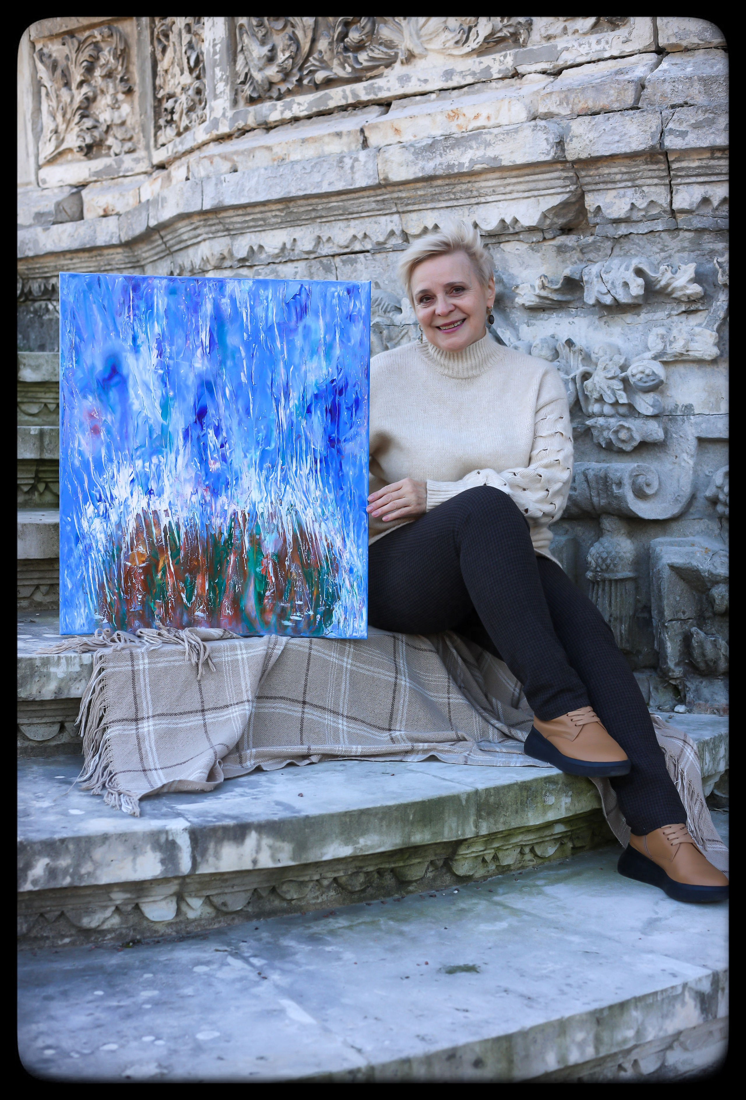 Художник,рисование,творчество на природе. Мария Чашина. Семейный и детский фотограф г. Москва