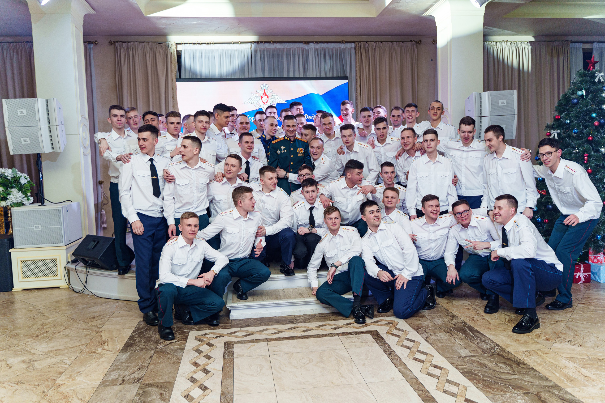 Фотосъемка выпуска военной академии и вручение дипломов