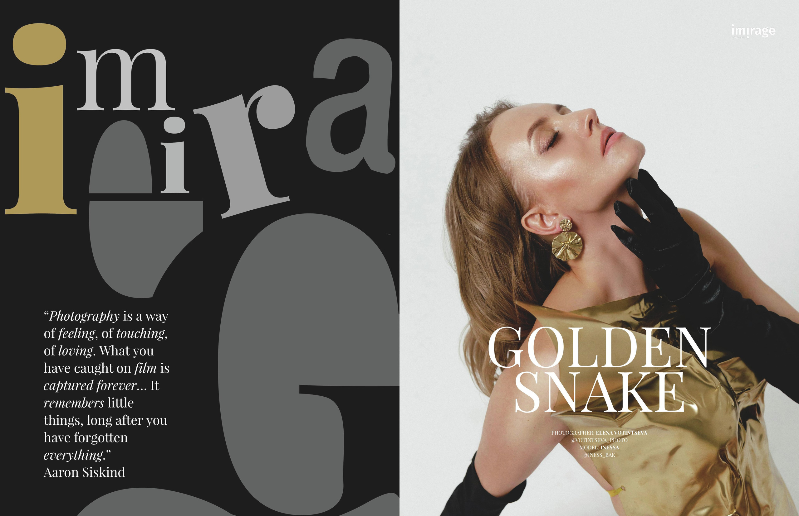 Imirage magazine. Фотограф в г. Октябрьский (Башкортостан) Елена Вотинцева