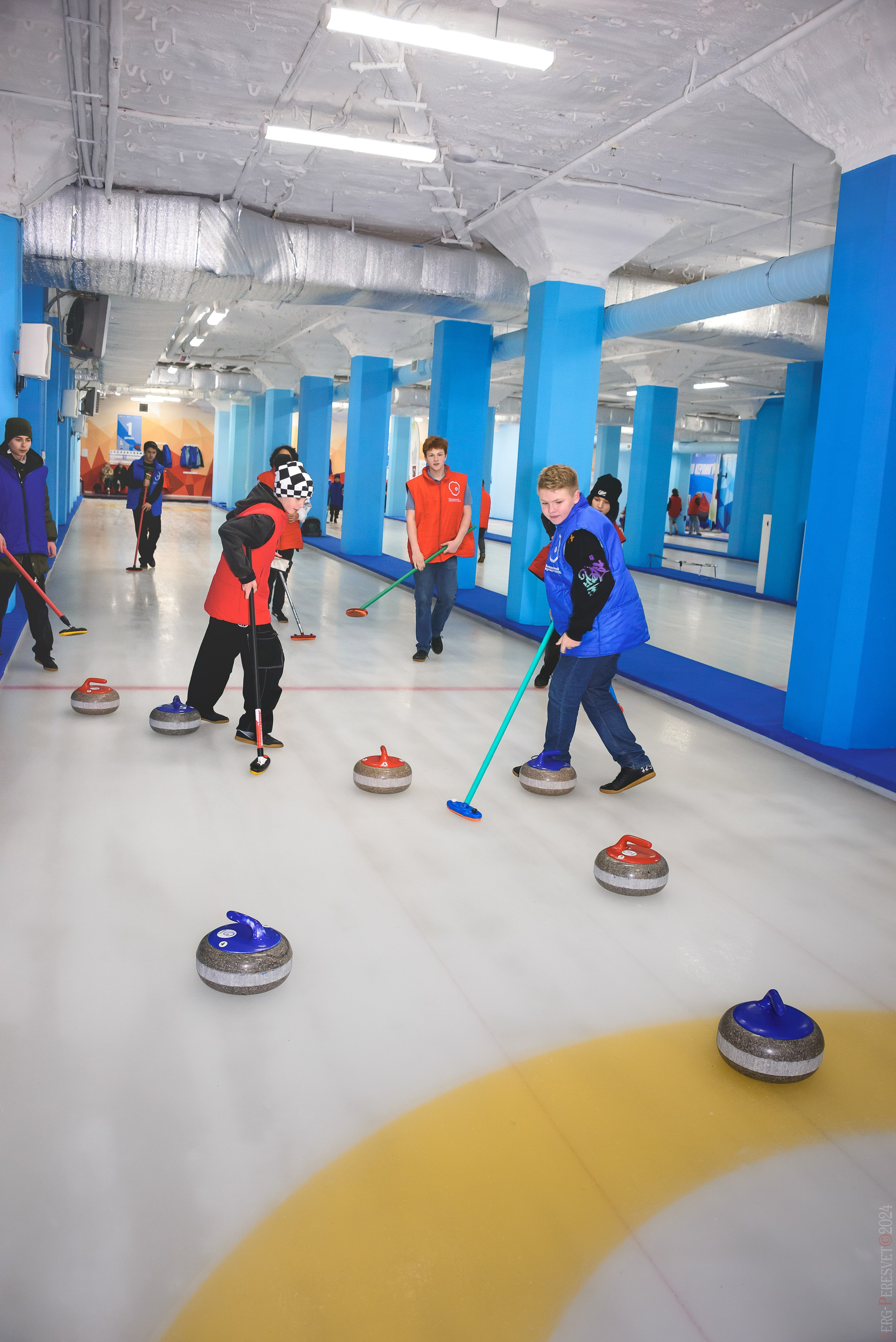 Кёрлинг, детский день рождения, Московский кёрлинг клуб. Ваш фотограф на праздник в Москве, Раменском, Жуковском, Люберцах