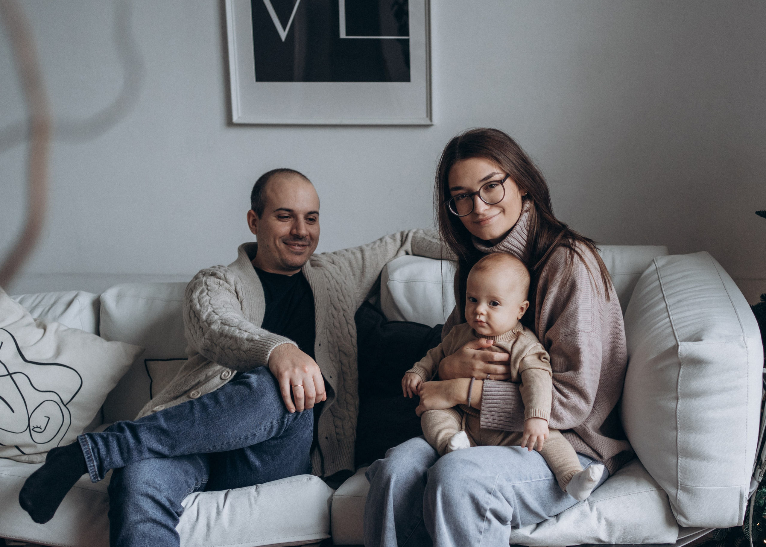 Рождественская история. Фотограф новорожденных и малышей до года в Москве Анастасия Соколова