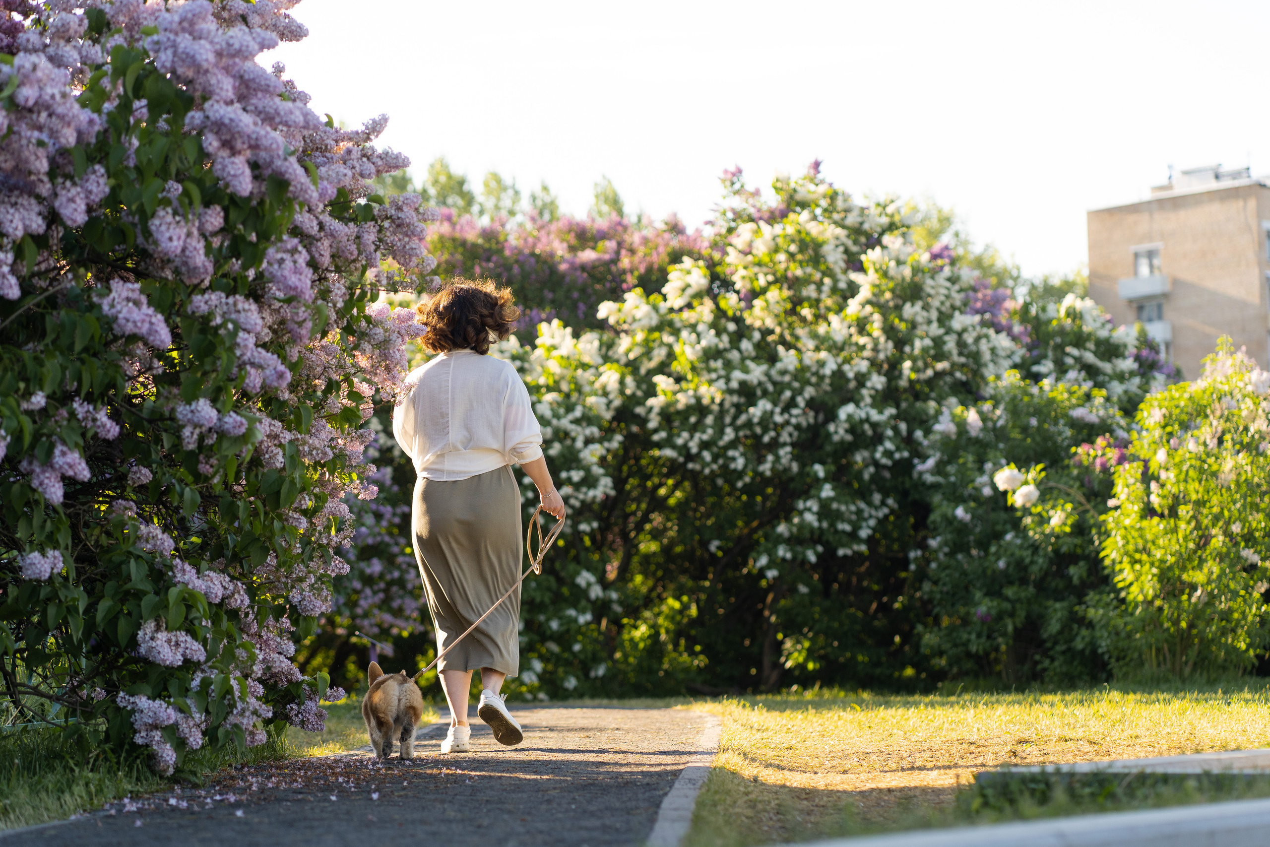 Полина и Стеша, Сиреневый сад. Свадебный фотограф в Москве Анна Полушина