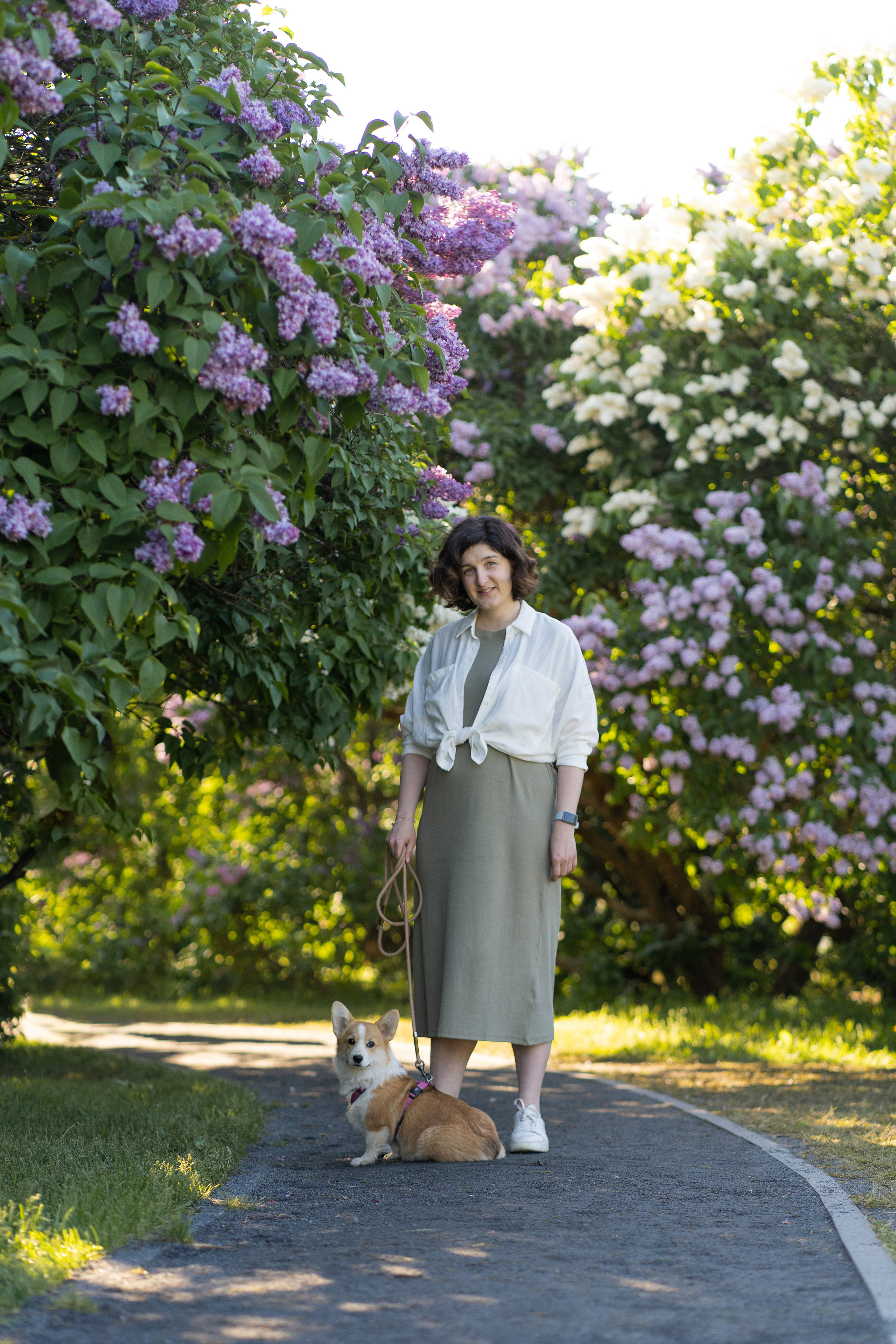 Полина и Стеша, Сиреневый сад. Свадебный фотограф в Москве Анна Полушина