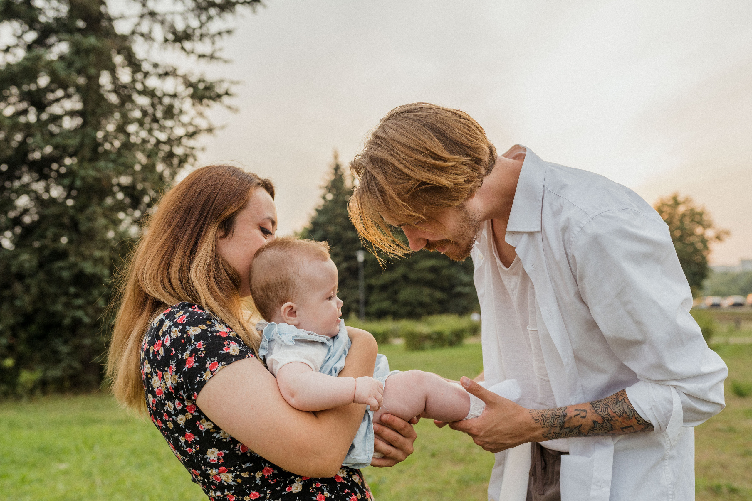 Семейная фотосессия в студии в Москве, семейный фотограф Анна Полушина. Свадебный фотограф в Москве Анна Полушина