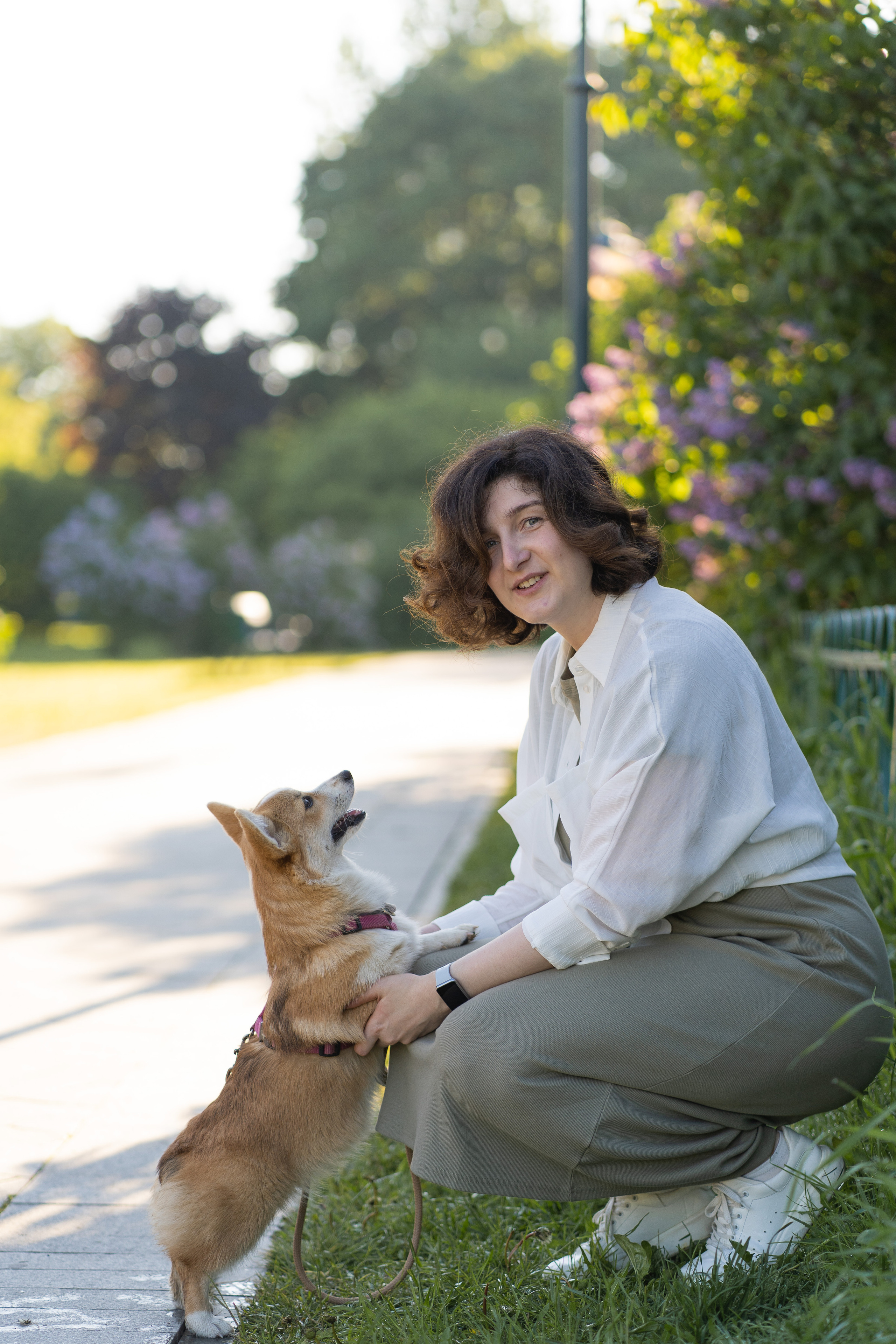 Полина и Стеша, Сиреневый сад. Свадебный фотограф в Москве Анна Полушина