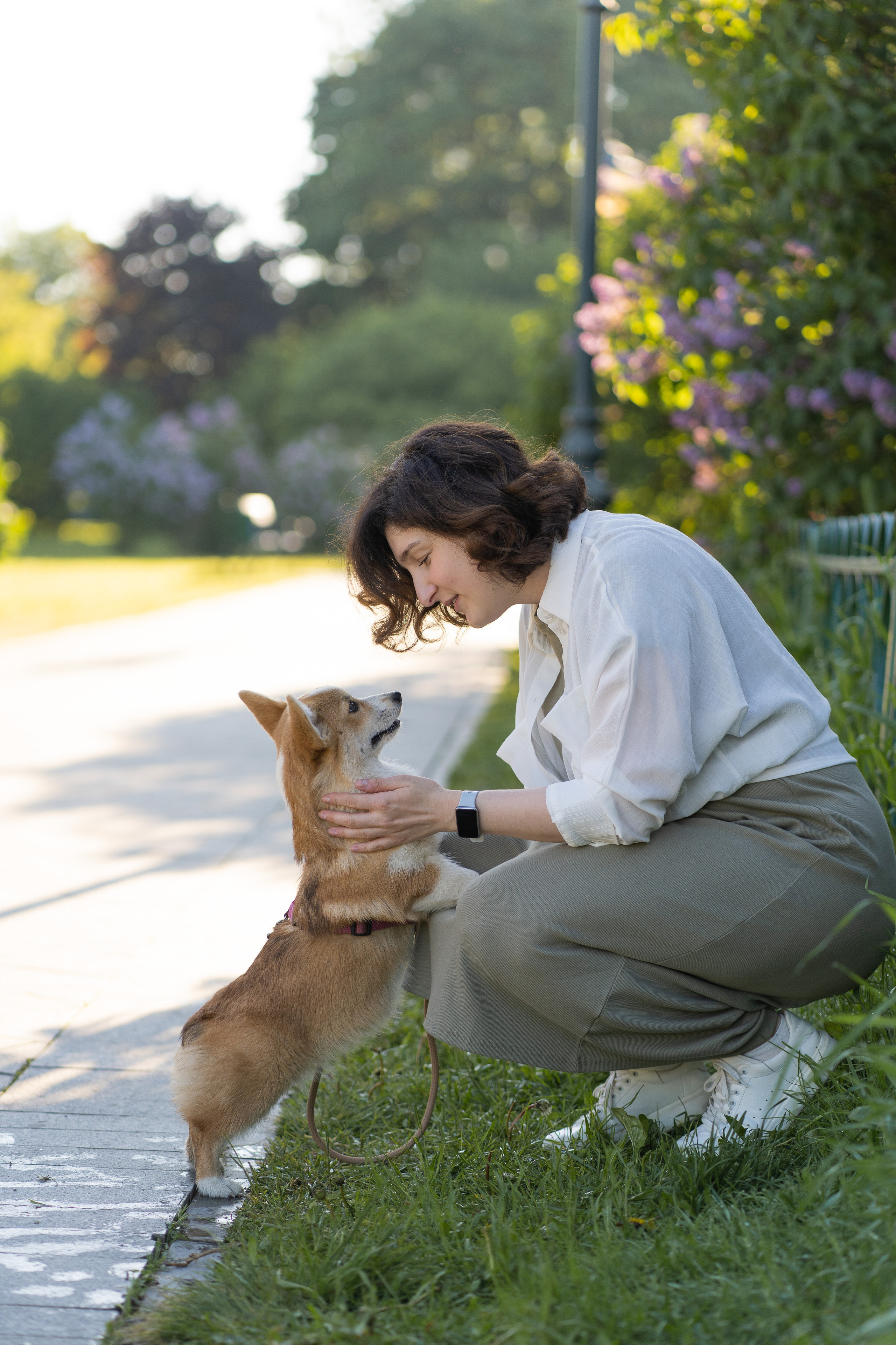 Полина и Стеша, Сиреневый сад. Свадебный фотограф в Москве Анна Полушина