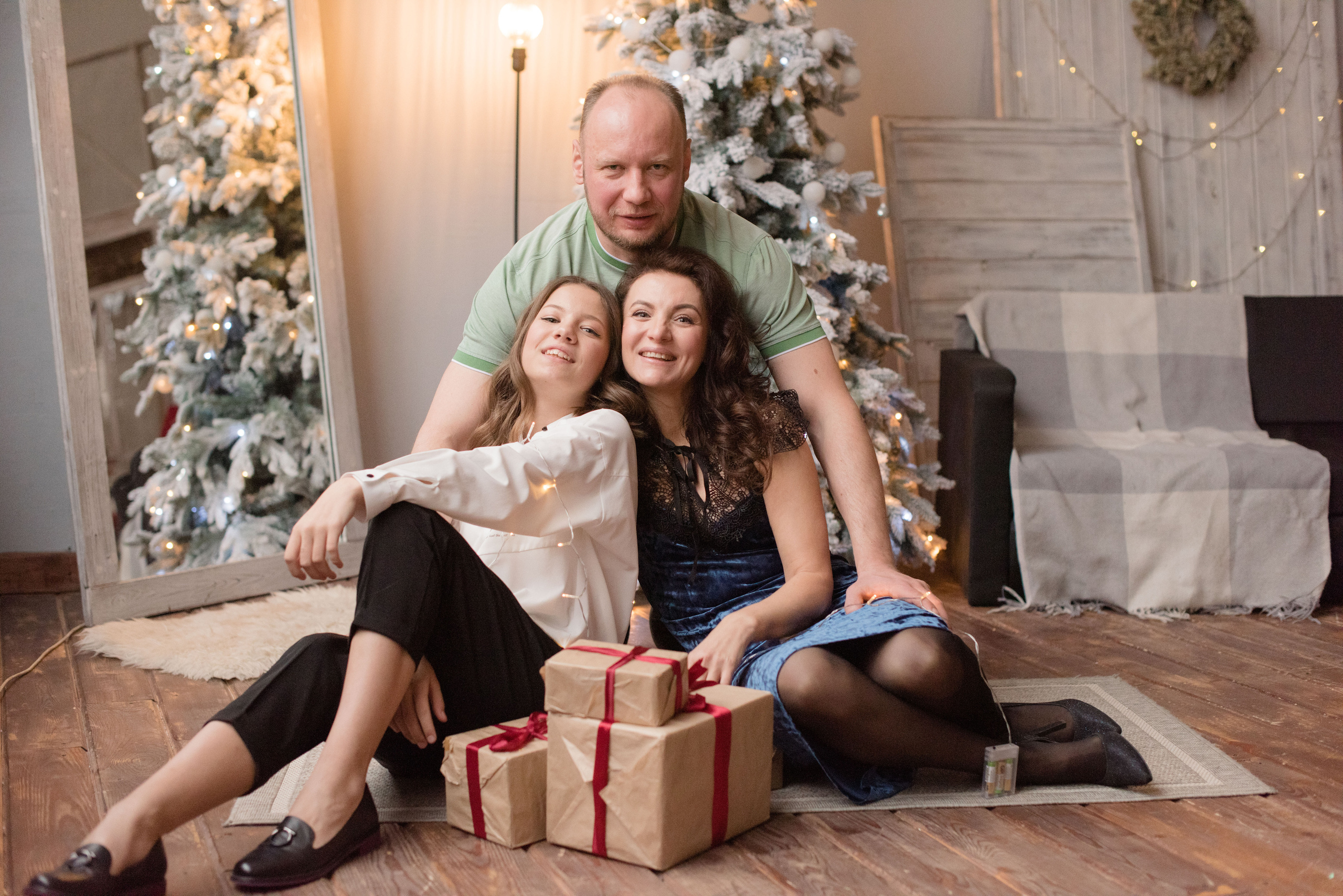 Ольга, Александр и Настя. Свадебный фотограф в Москве Анна Полушина
