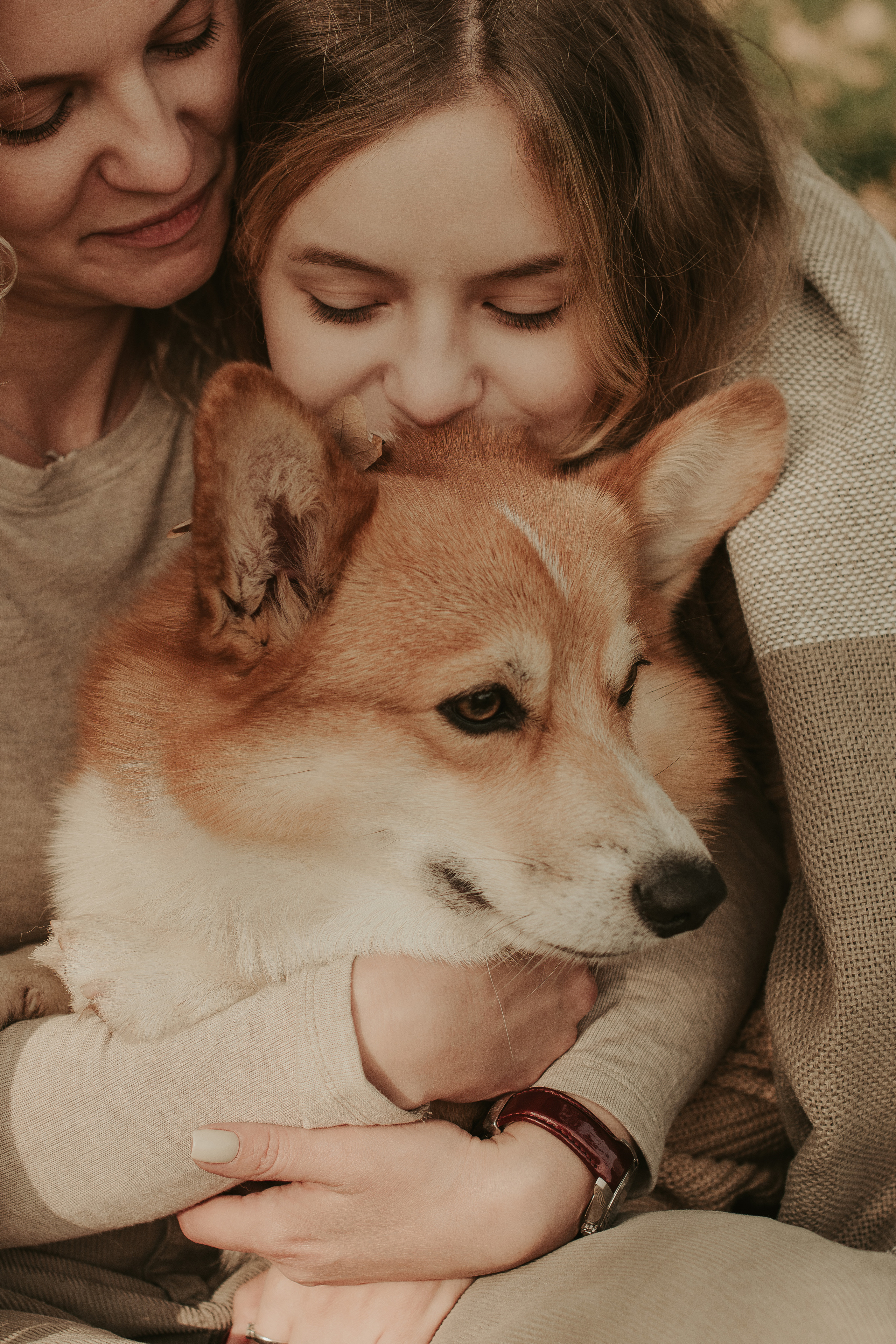 Наташа, Даша и Кевин. Свадебный фотограф в Москве Анна Полушина
