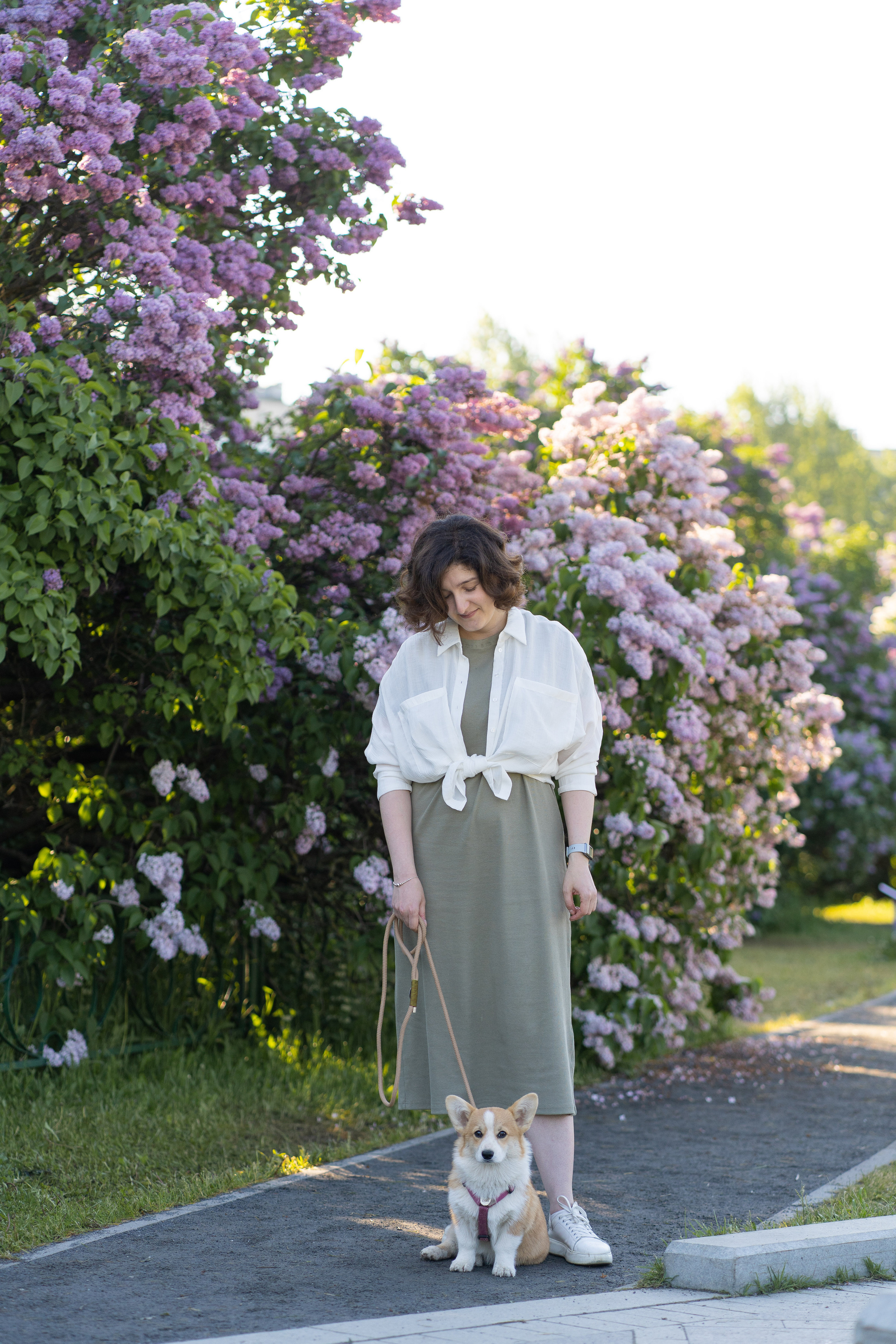 Полина и Стеша, Сиреневый сад. Свадебный фотограф в Москве Анна Полушина