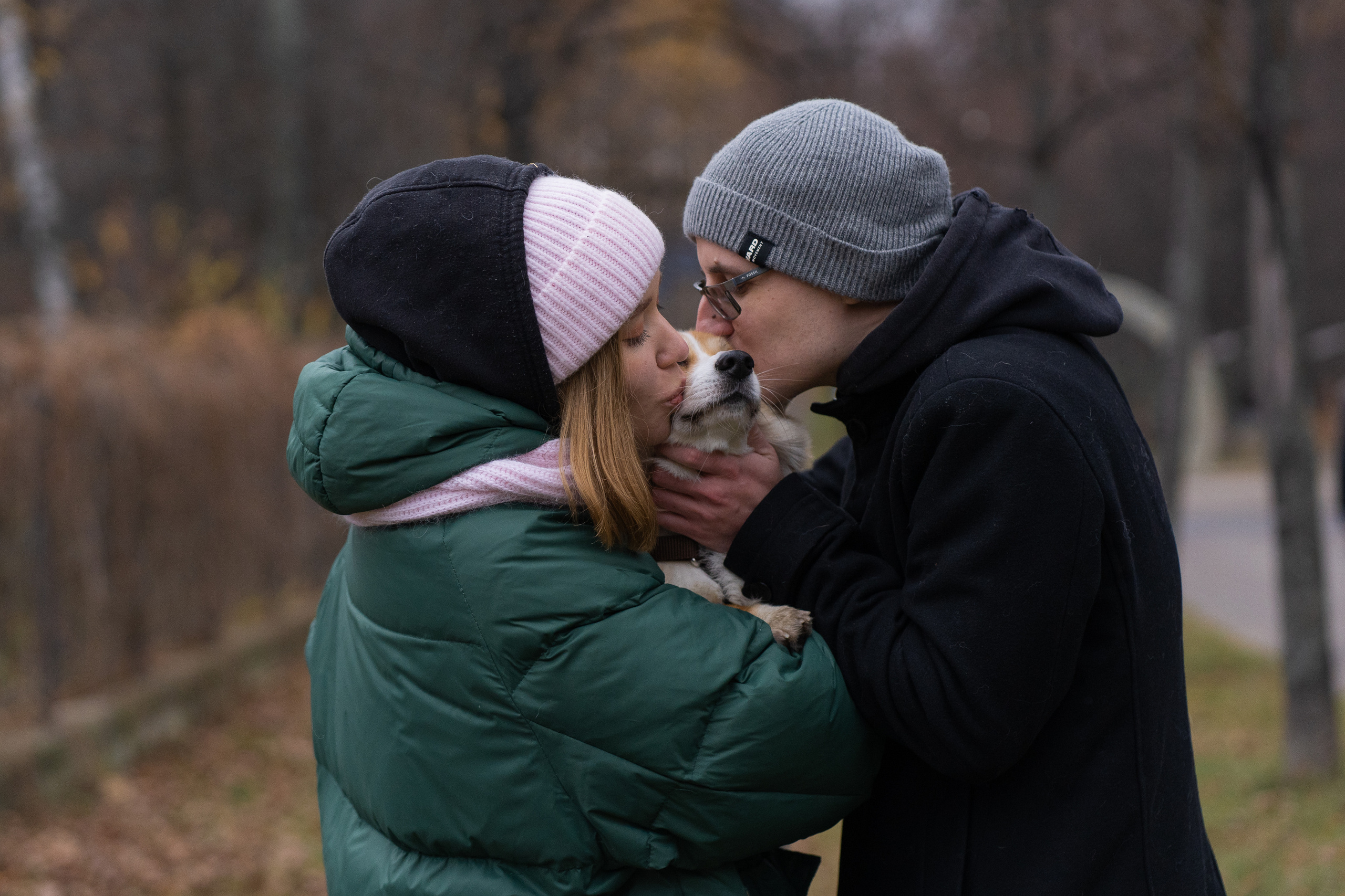 Ульяна, Рома, корги Эйс. Свадебный фотограф в Москве Анна Полушина