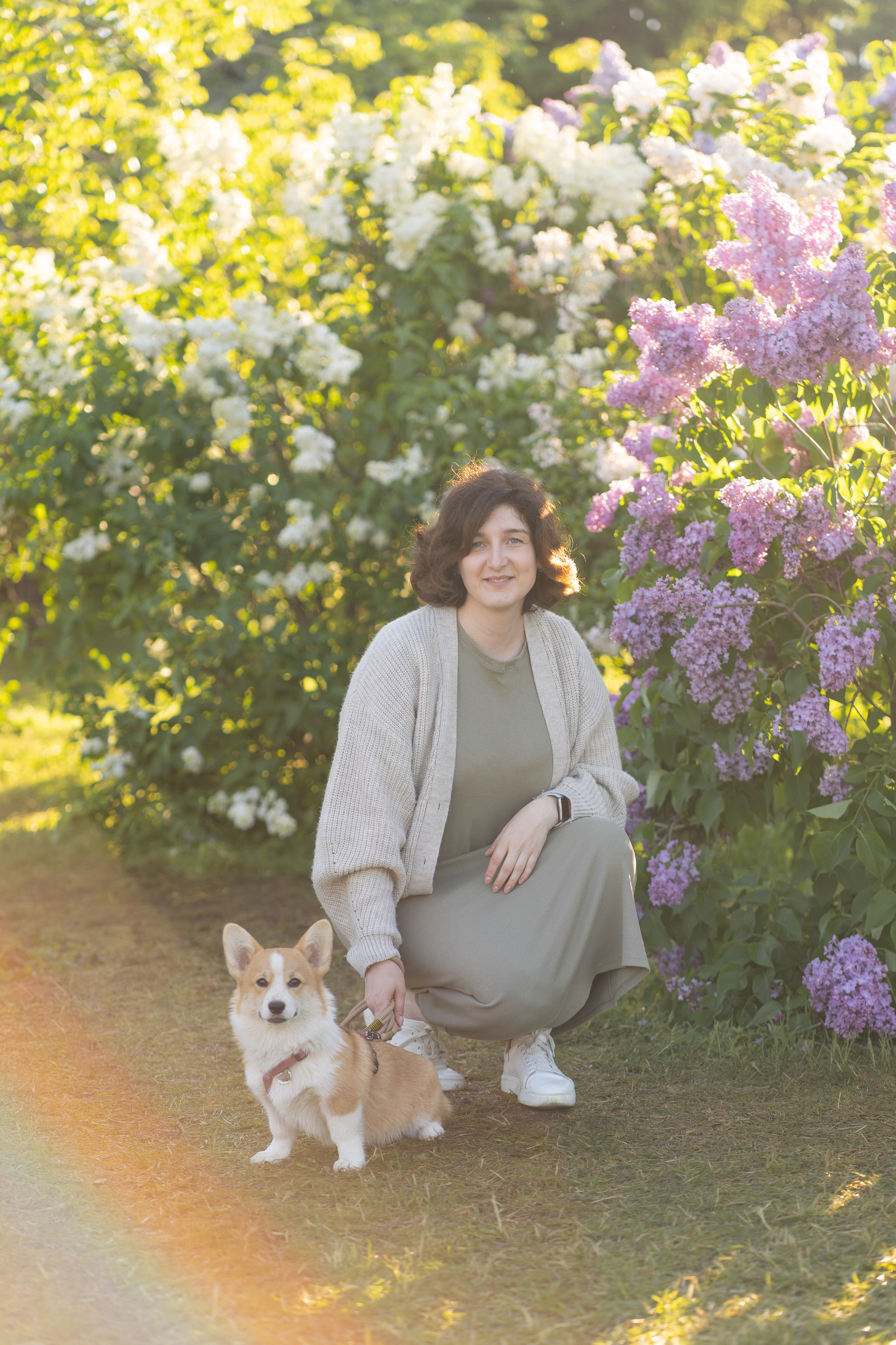 Полина и Стеша, Сиреневый сад. Свадебный фотограф в Москве Анна Полушина