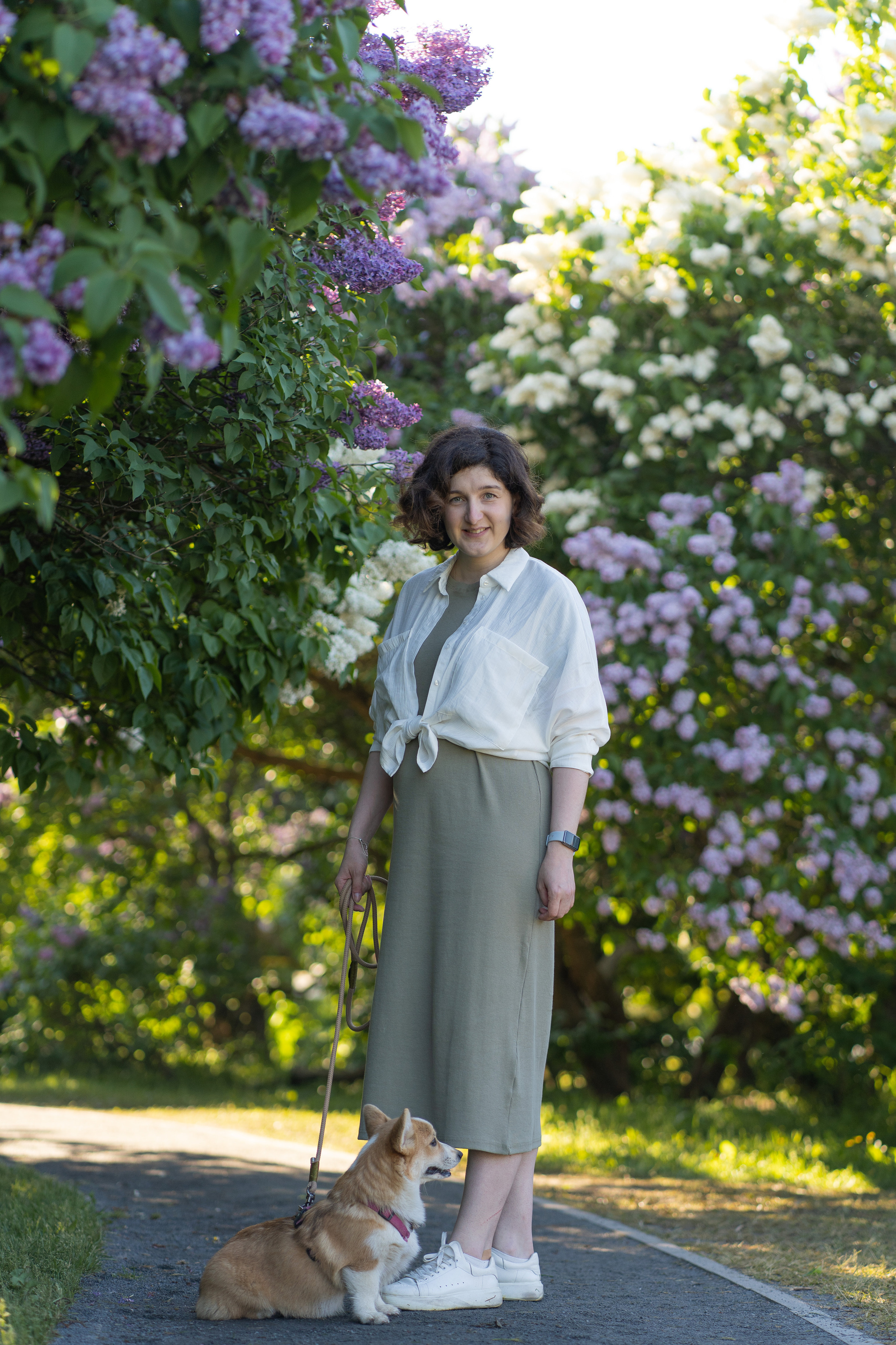 Полина и Стеша, Сиреневый сад. Свадебный фотограф в Москве Анна Полушина