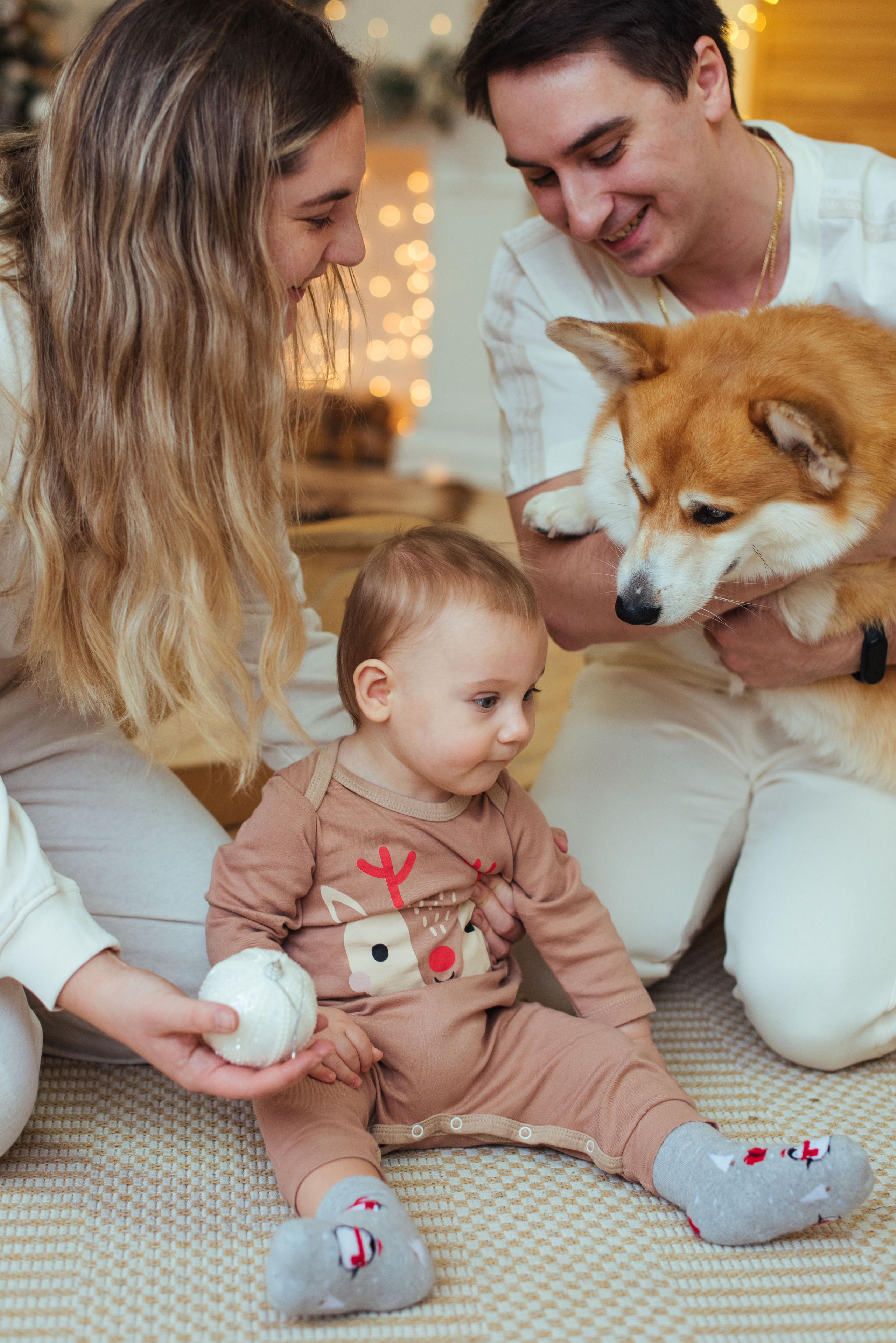 Юлия, Артем, Даня и коржик Дэни. Свадебный фотограф в Москве Анна Полушина