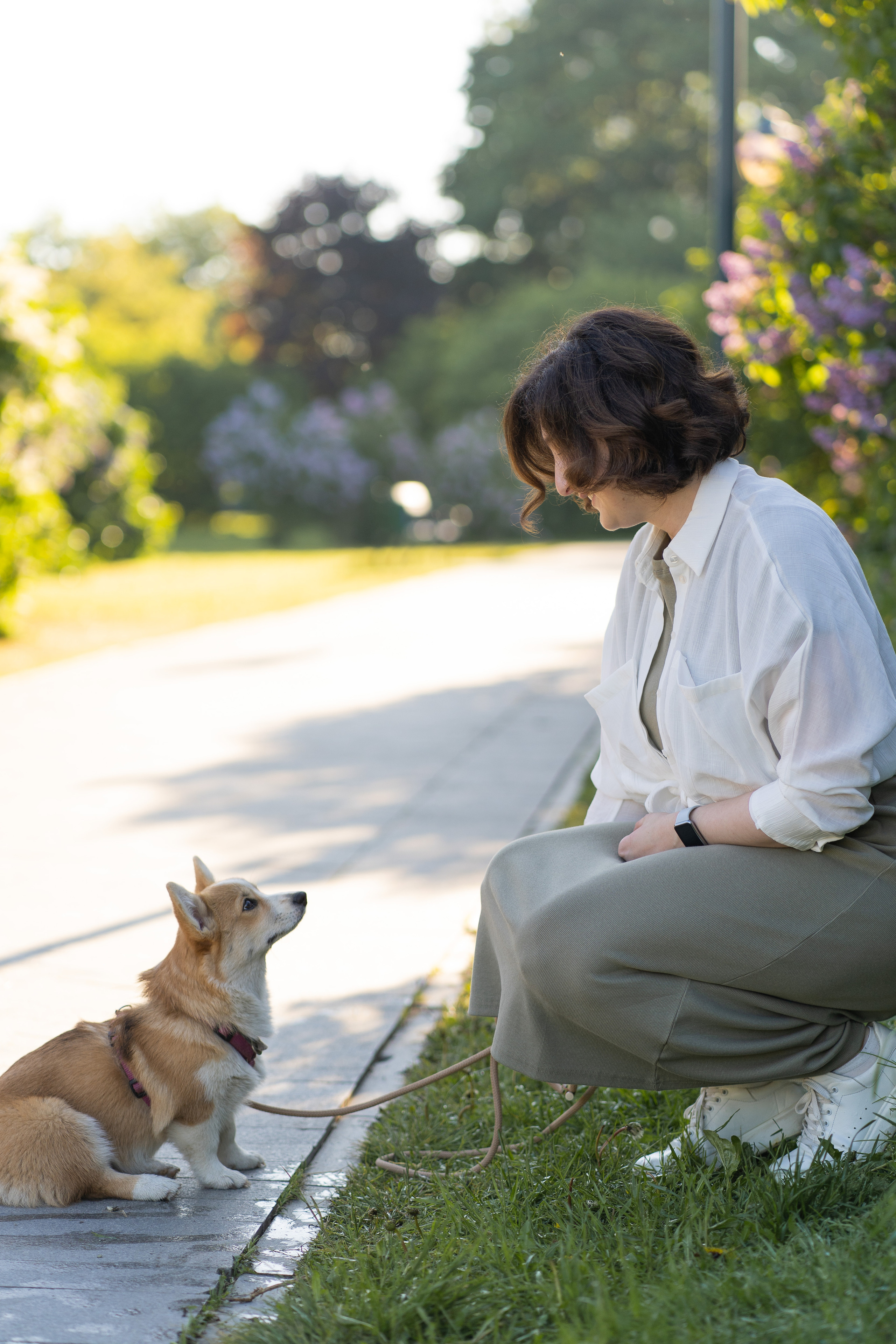 Полина и Стеша, Сиреневый сад. Свадебный фотограф в Москве Анна Полушина