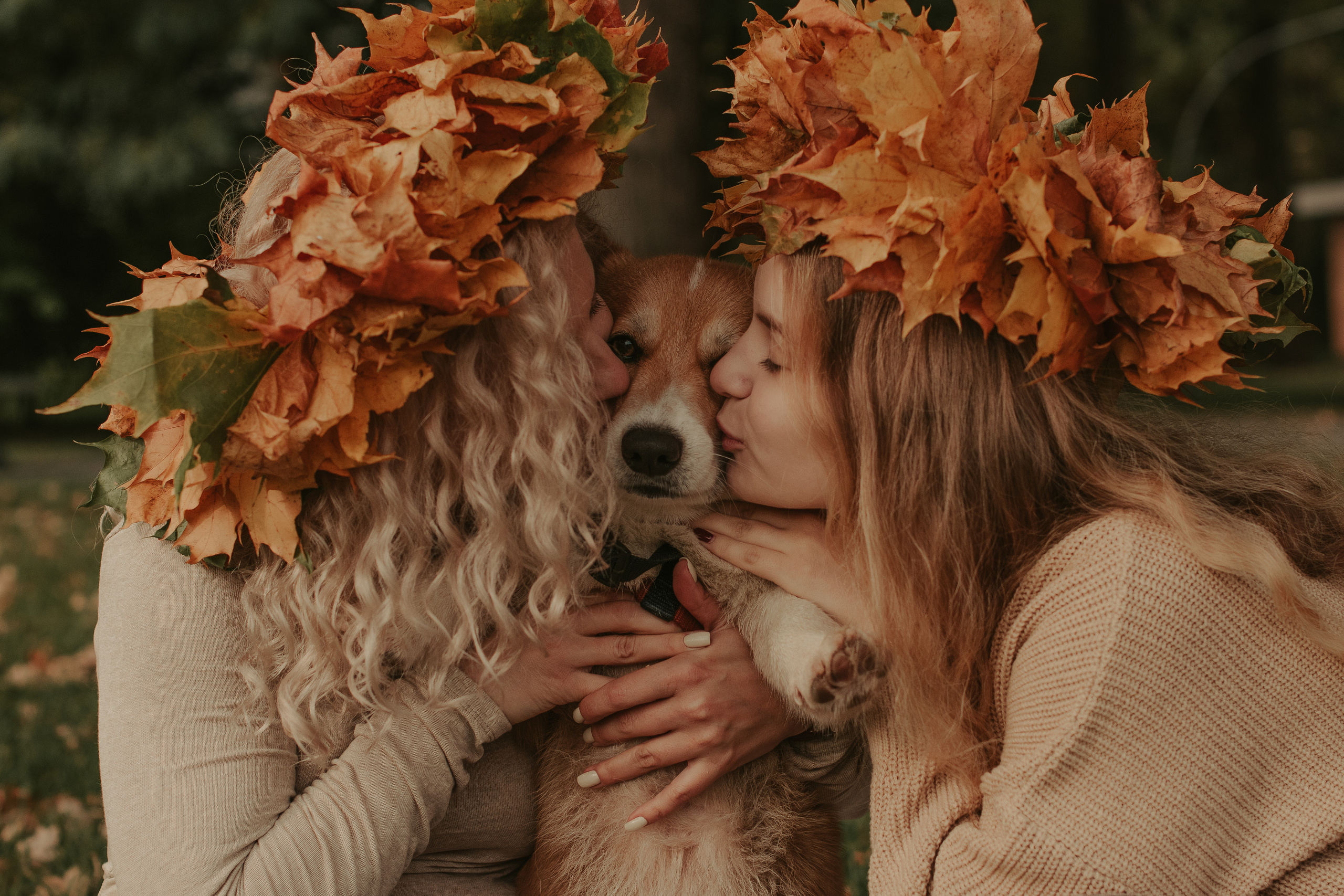 Наташа, Даша и Кевин. Свадебный фотограф в Москве Анна Полушина