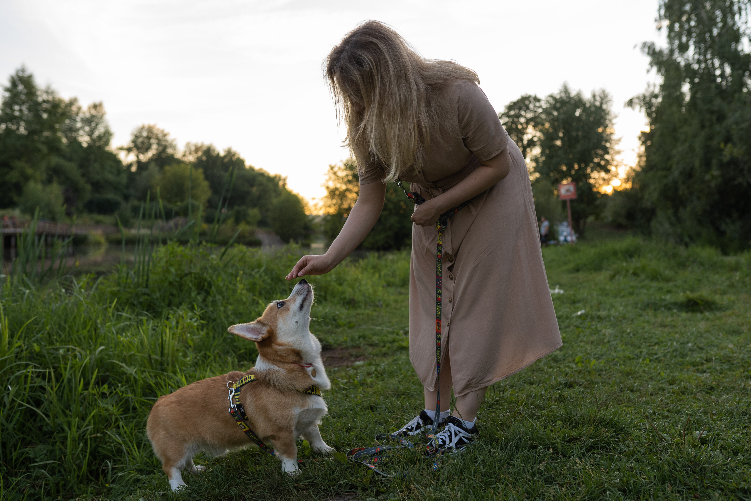 Катя и Боря, Джамгаровский парк. Свадебный фотограф в Москве Анна Полушина