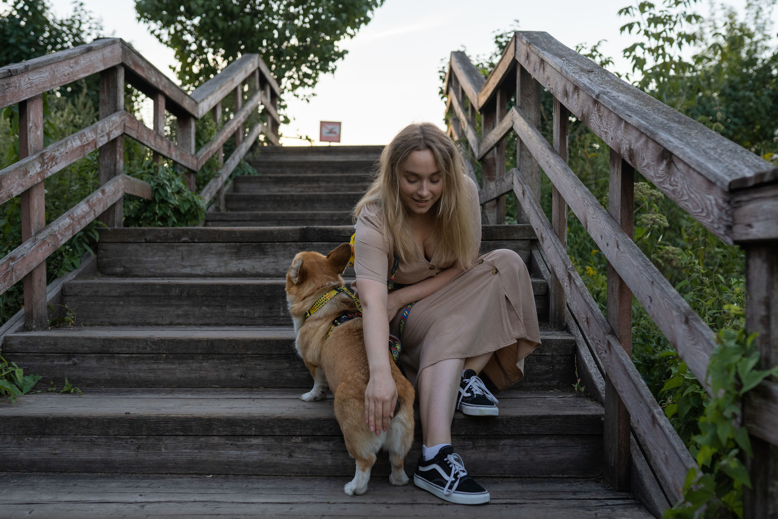 Катя и Боря, Джамгаровский парк. Свадебный фотограф в Москве Анна Полушина