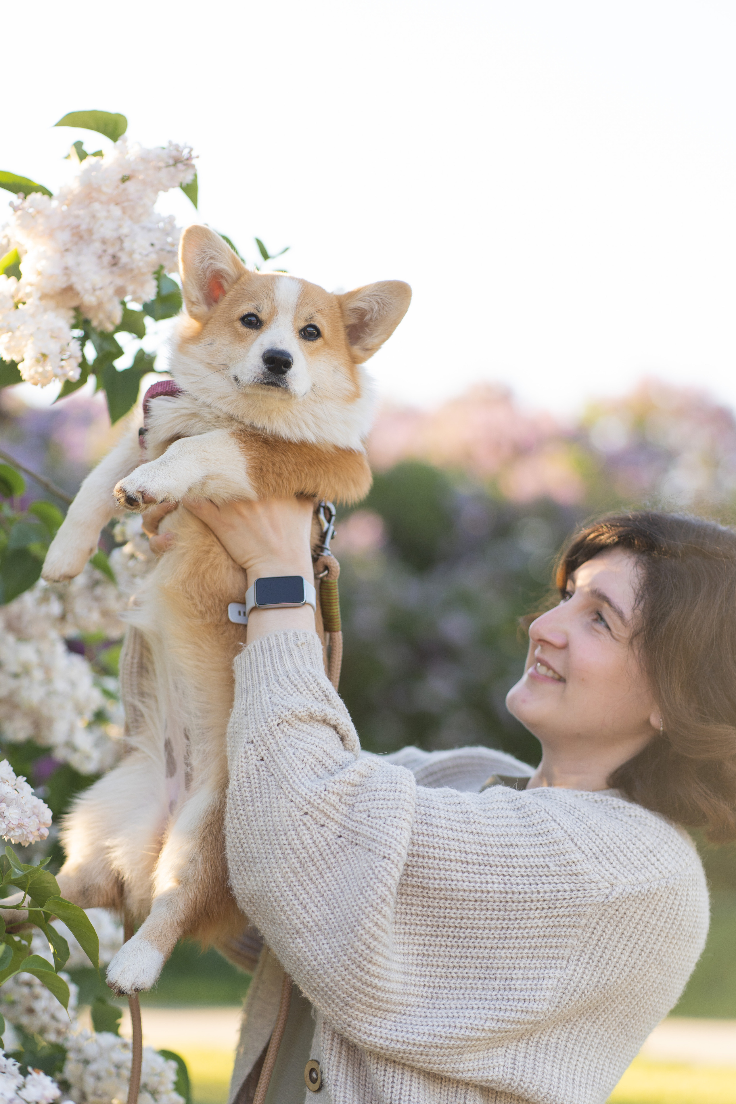 Полина и Стеша, Сиреневый сад. Свадебный фотограф в Москве Анна Полушина